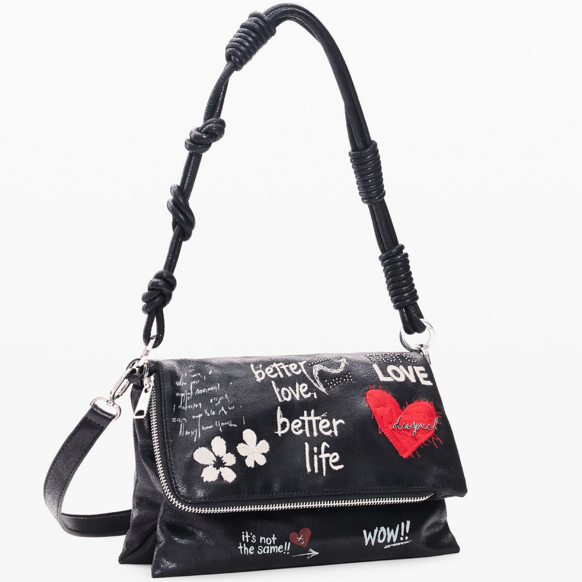 Дамска чанта Desigual Women Crossbody Bag 26WAXP39 2000 Side View
