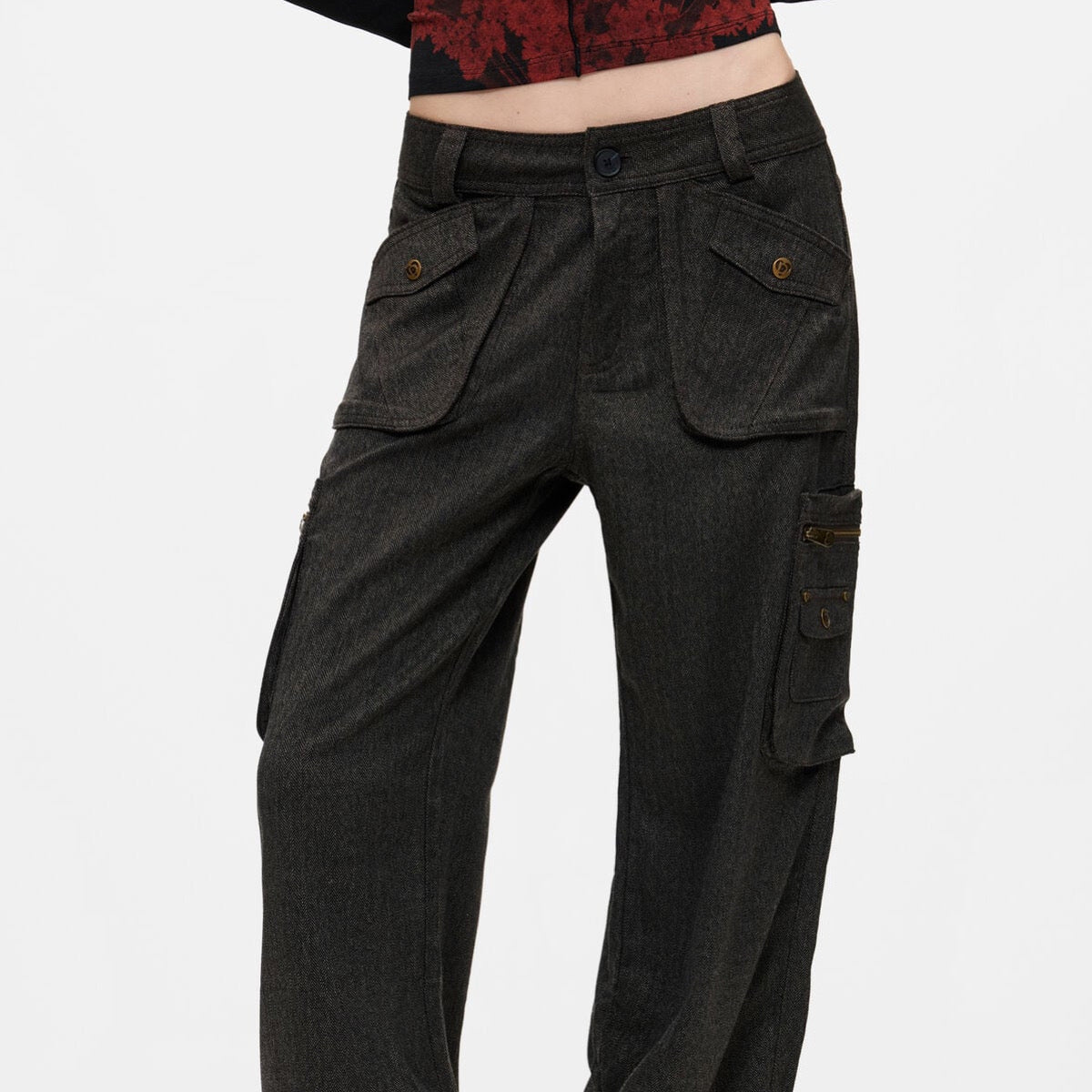 Дамски панталони Desigual women’s trousers 26WWPW09 2007 Close-up 