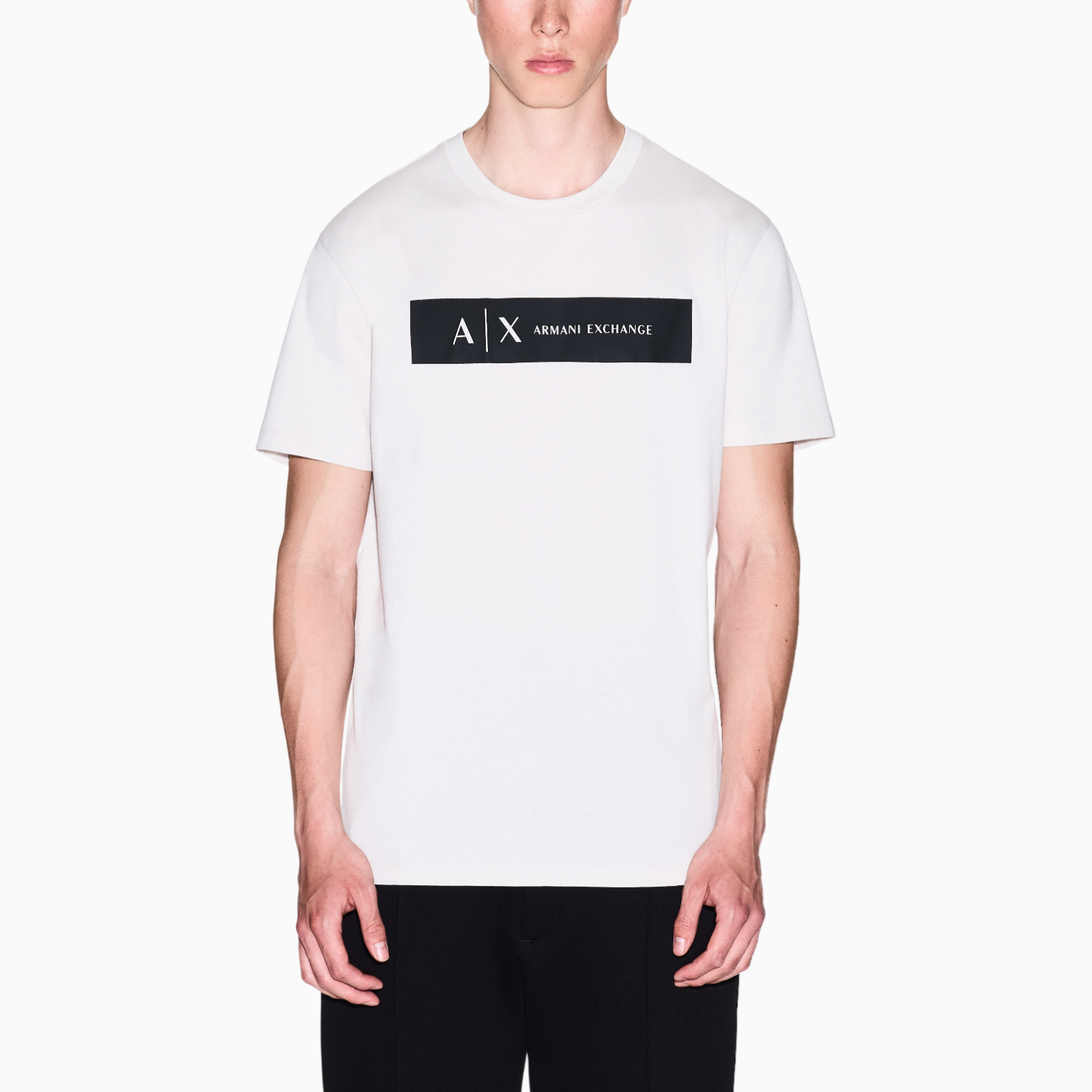 Мъжка бяла тениска Armani Exchange 
XM001425 AF10361 Front View