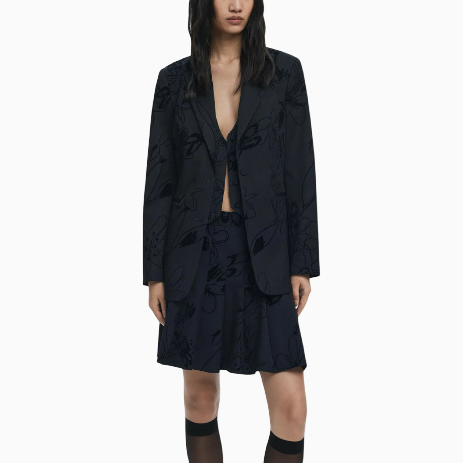 Дамски сако Desigual Women Blazer 25WWEW19 Front View
