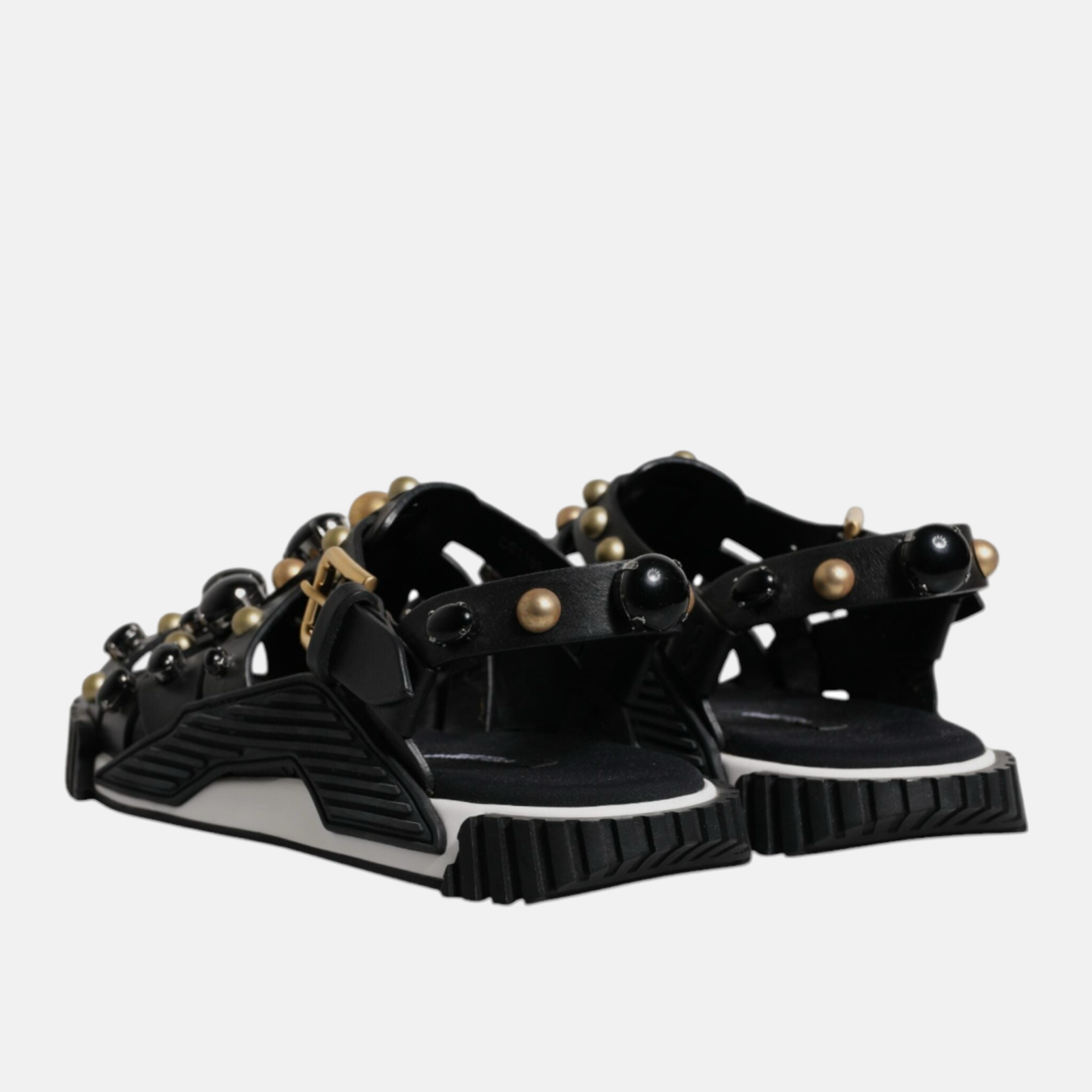 Мъжки сандали Dolce & Gabbana NS1 Studded Men Sandals CS1795 AX659