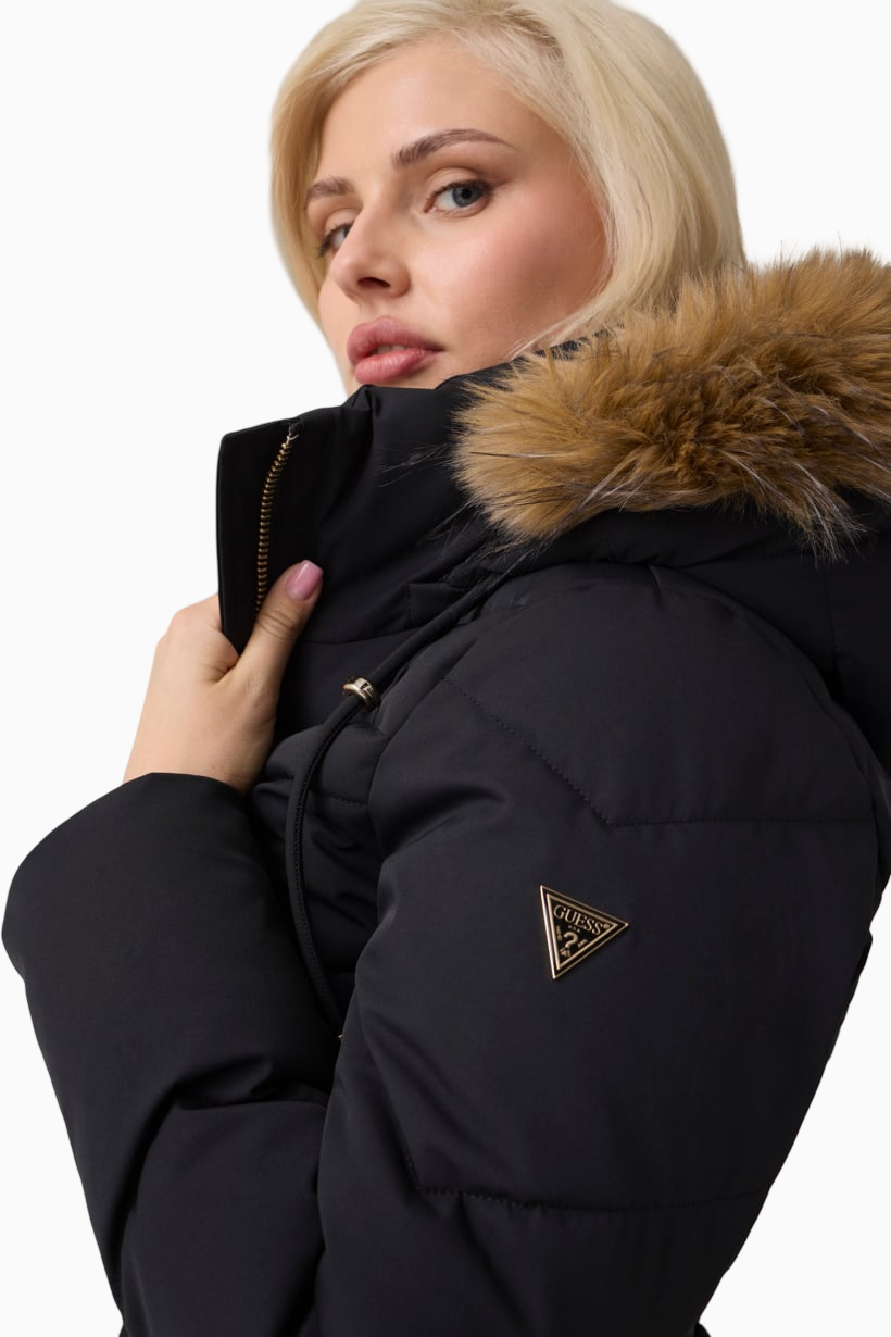 Дамско яке Guess Women Jacket W6BL58W4197 JBLK Side View