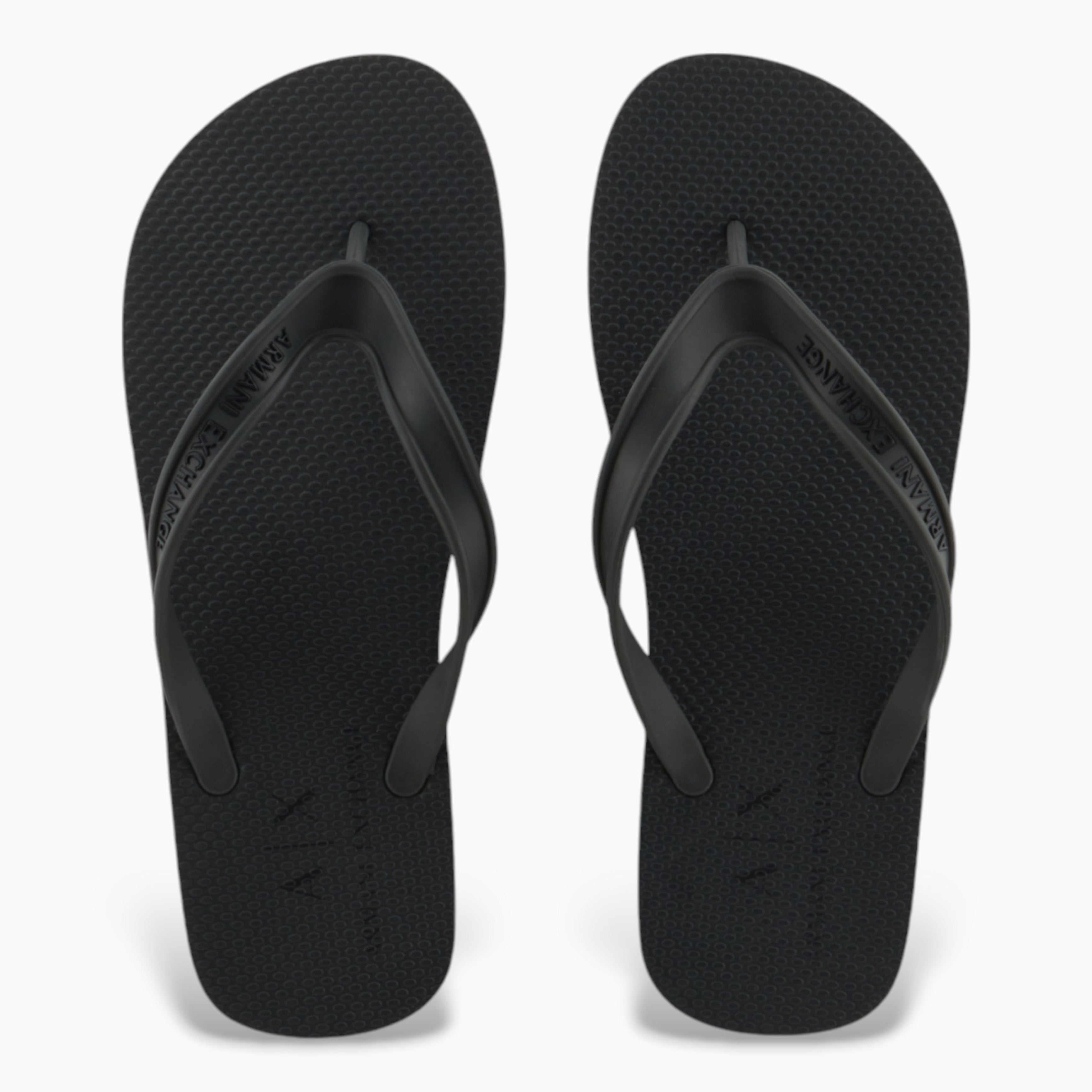 Мъжки джапанки в черно Men’s flip flops Armani Exchange XUQ002 XV676 R401 Black Top View