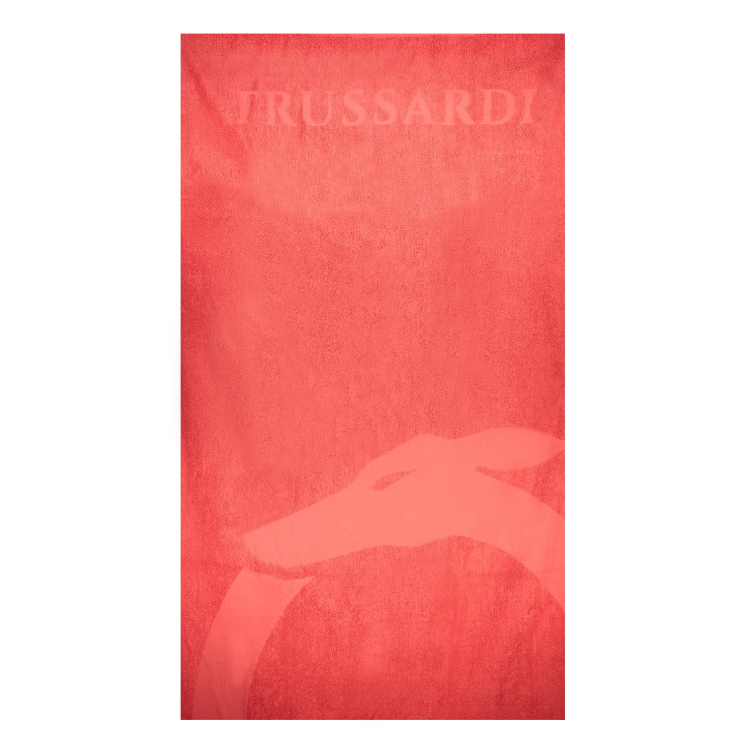 Плажна кърпа в червено Beach towel Trussardi TRU2MTW01 Red