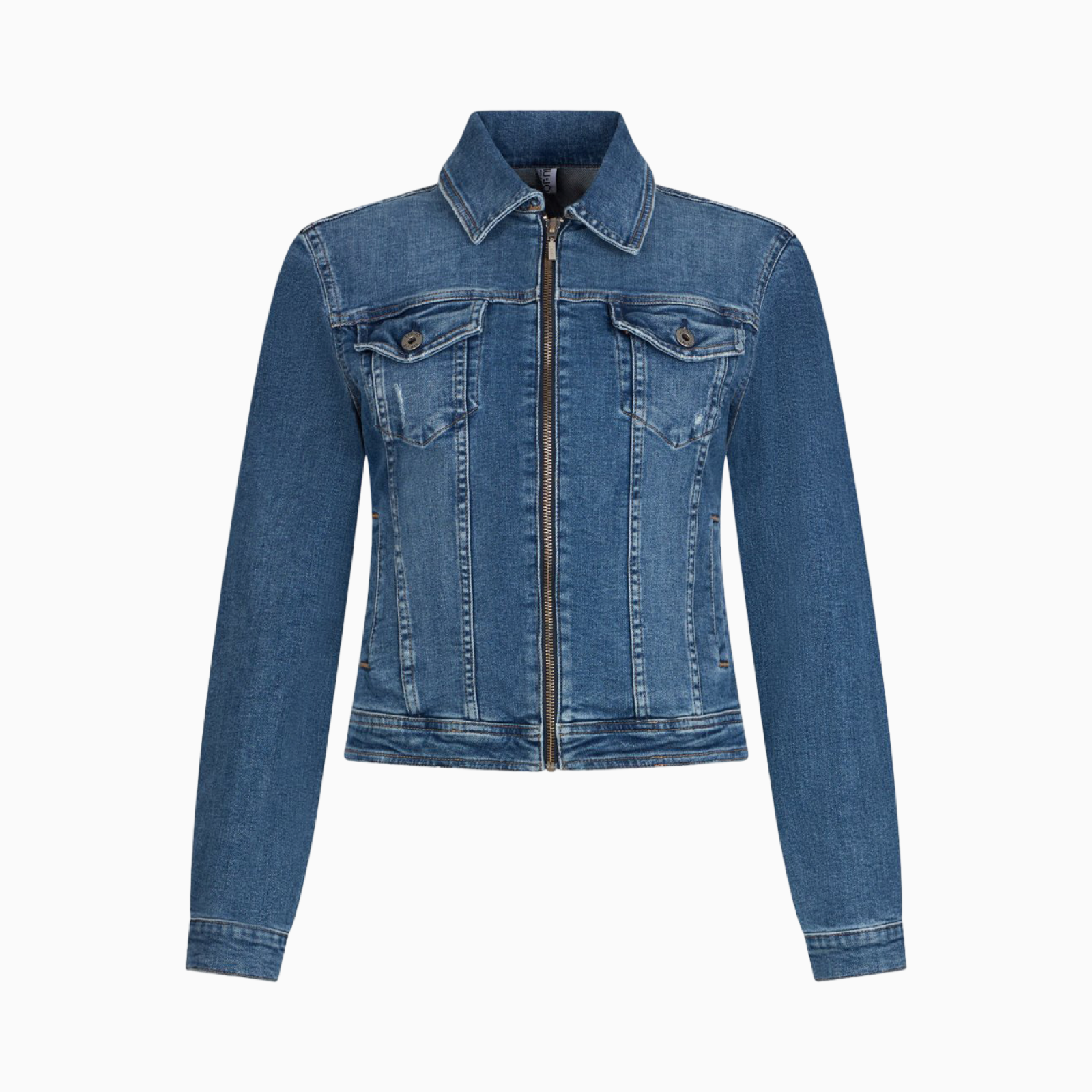 Дамско дънково яке Liu Jo Women Denim Jacket UA6176 DS057 78998 Front View