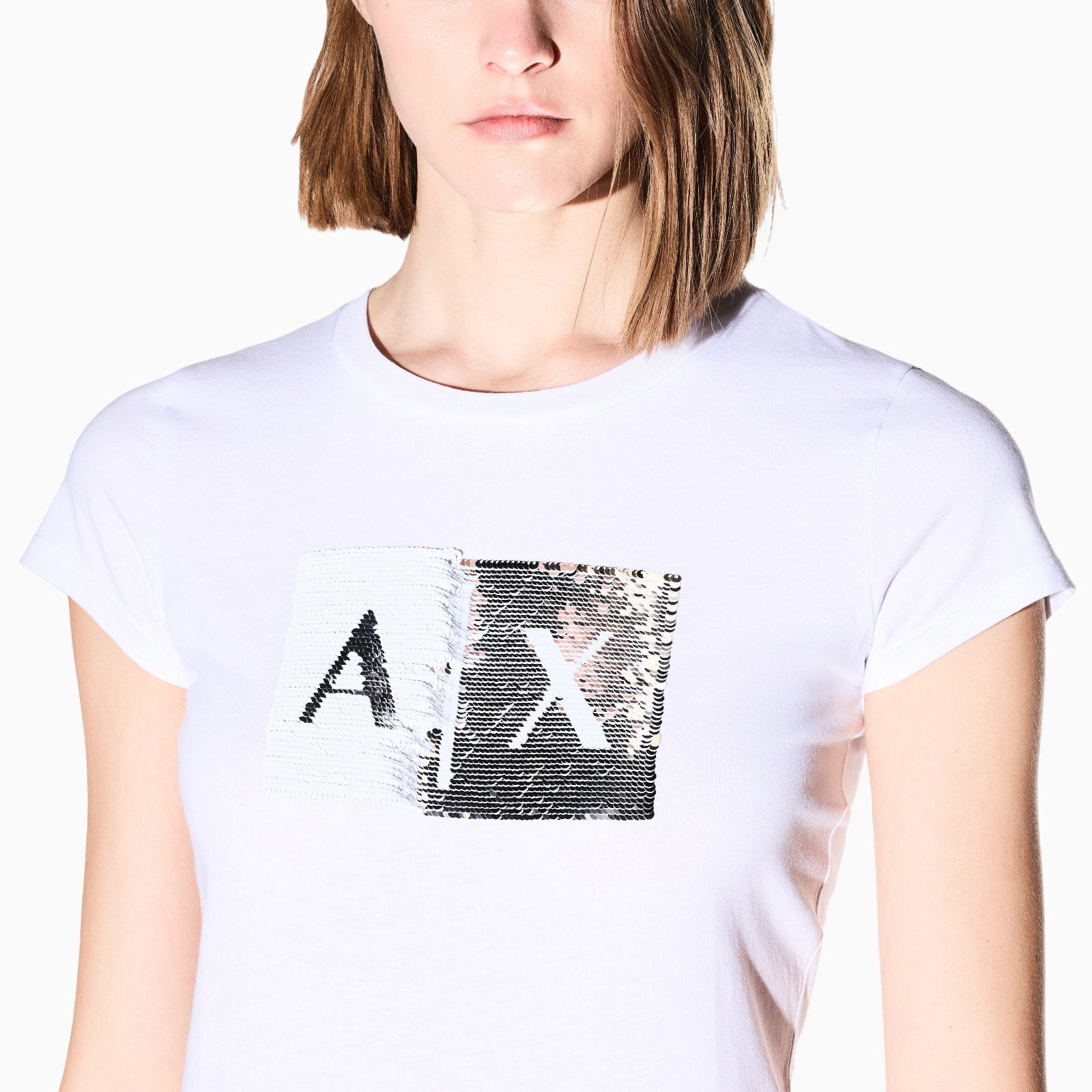 Дамска тениска Armani Exchange Women T-shirt 8NYTDL YJ73Z 6110 Close-Up