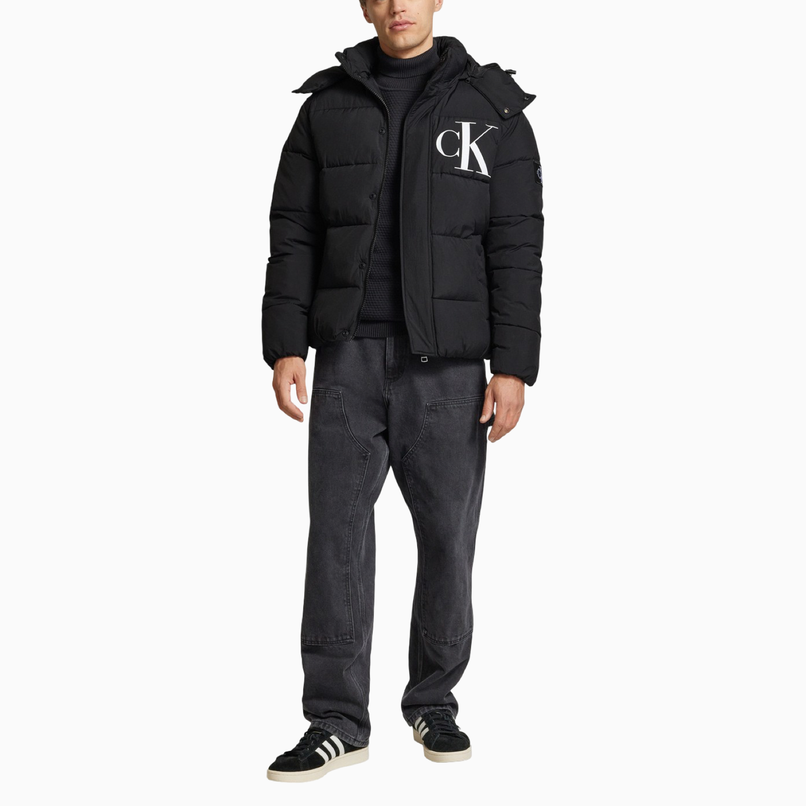 Мъжко зимно яке Calvin Klein Jeans Men Jacket J30J326104 BEH Front View