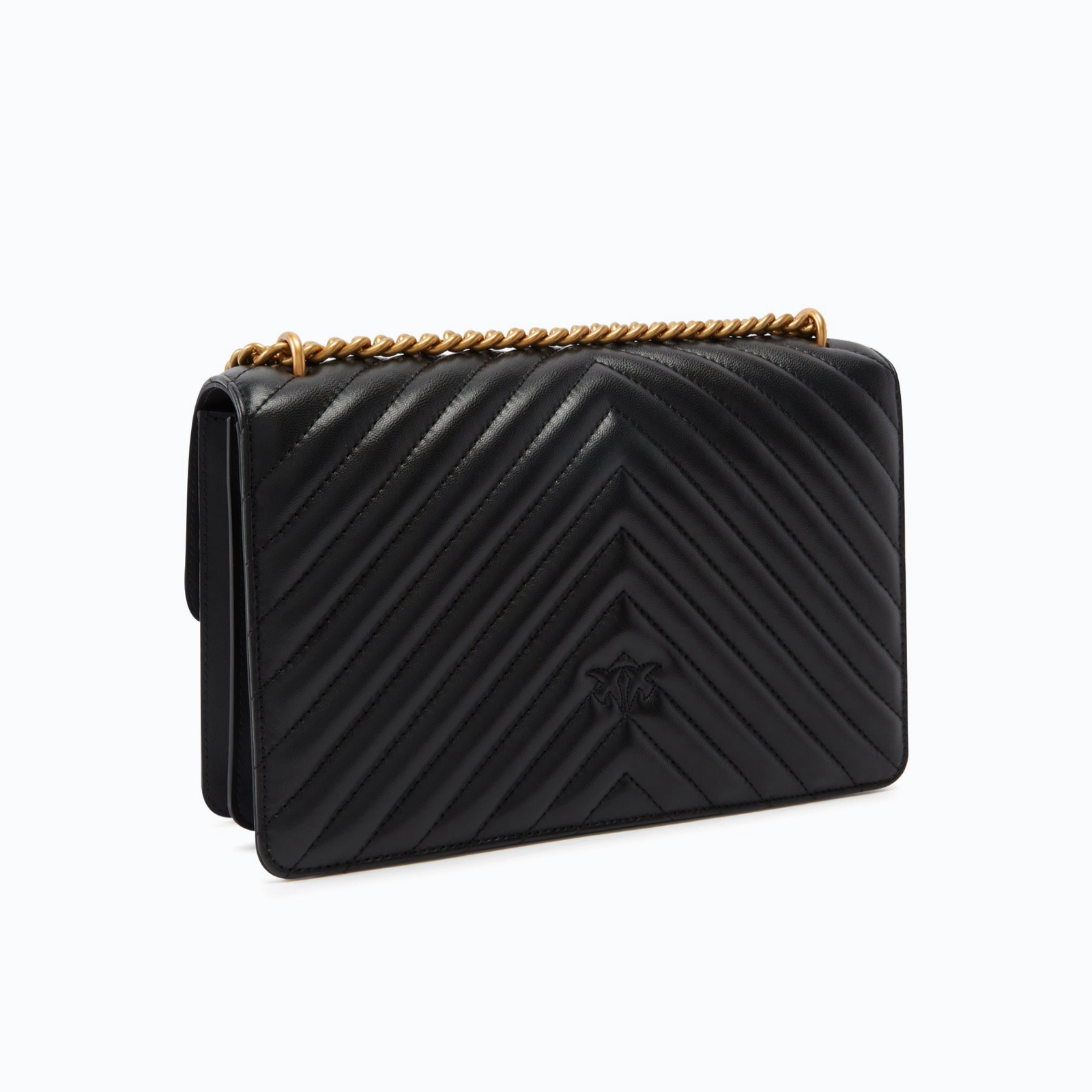 Дамска чанта Pinko Love One Chevron 100941 A0GK Z99Q Shoulder Bag Back View