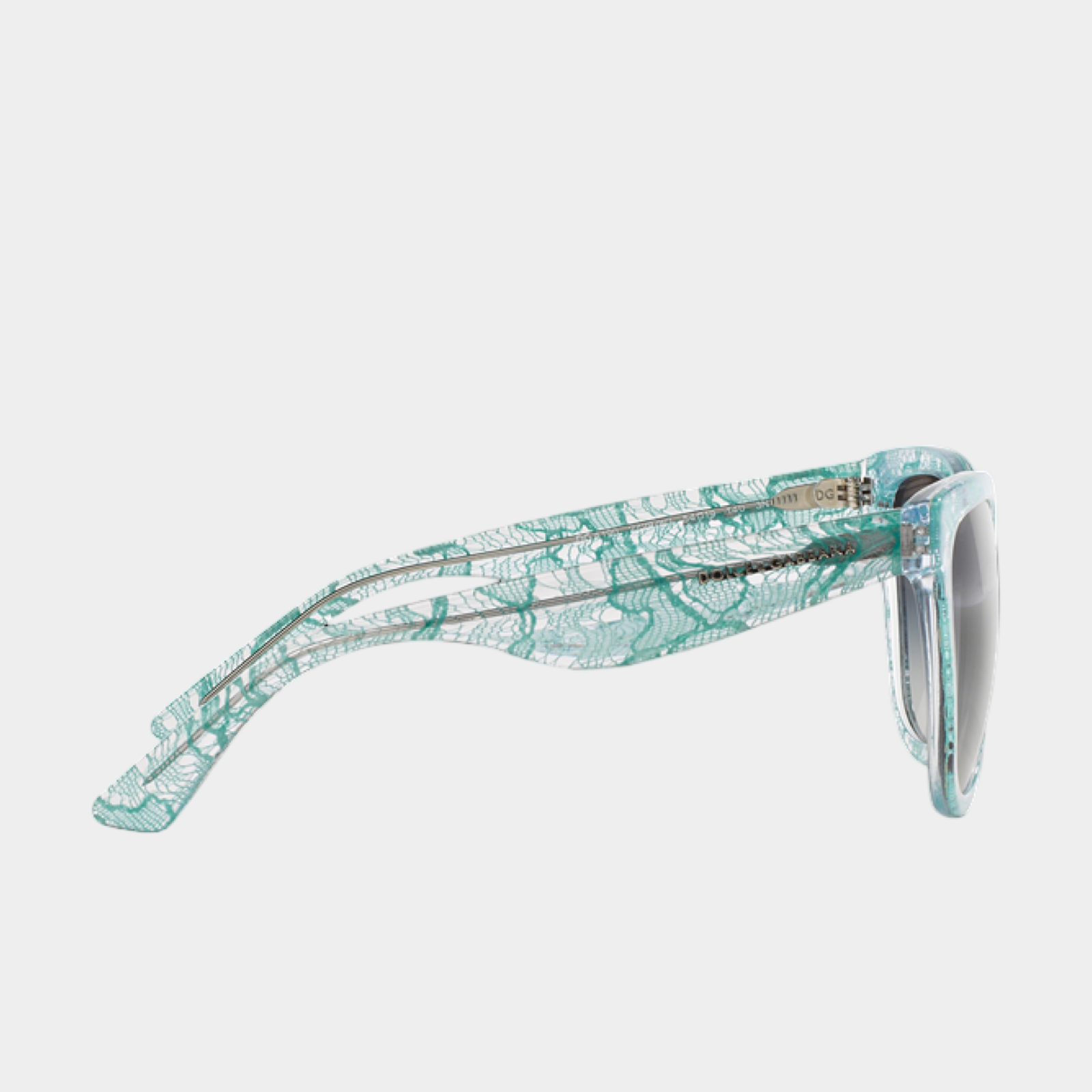 Dolce & Gabbana Elegant Sicilian Lace Designer Sunglasses DG4190 Side View