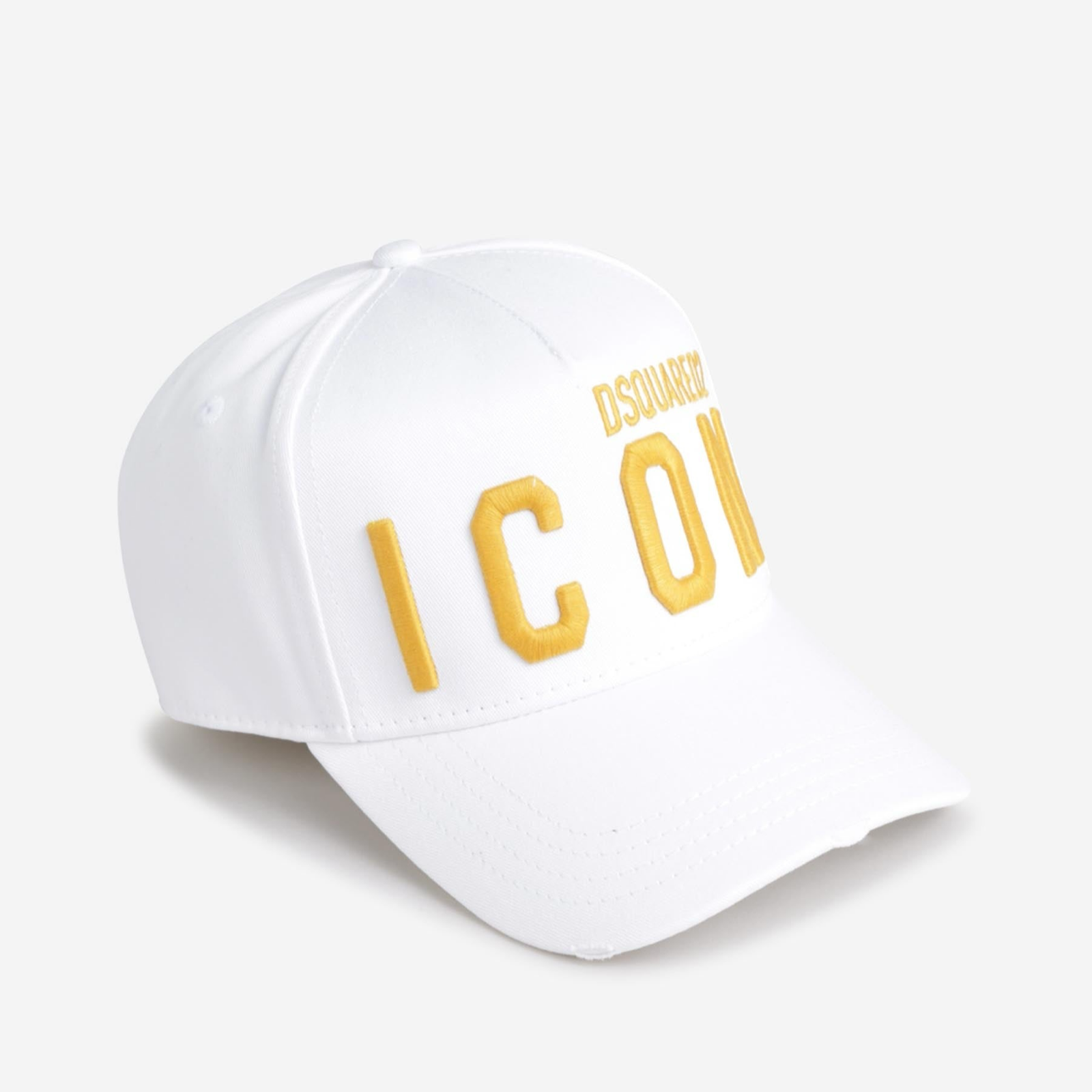 Мъжка бяла шапка Dsquared2 Icon Men Cap Front View