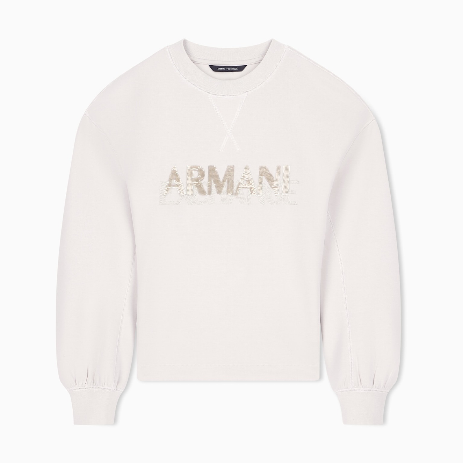 Дамски бежов суичър Armani Exchange Women Sweatshirt XM002397 AF13397 U1039 Front View