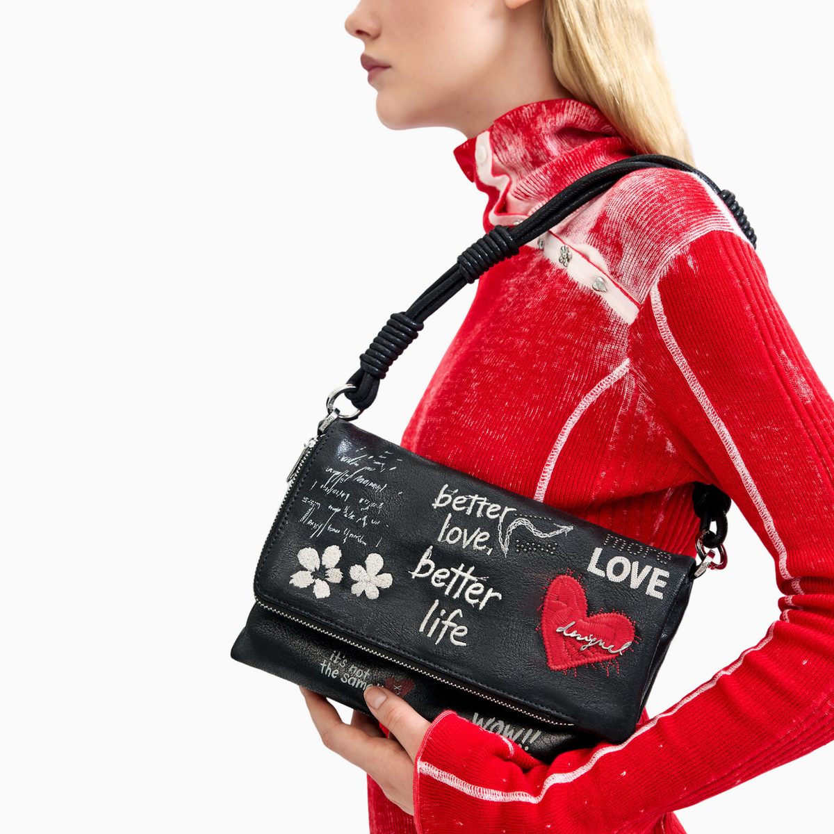 Дамска чанта Desigual Women Crossbody Bag 26WAXP39 2000 Hand View