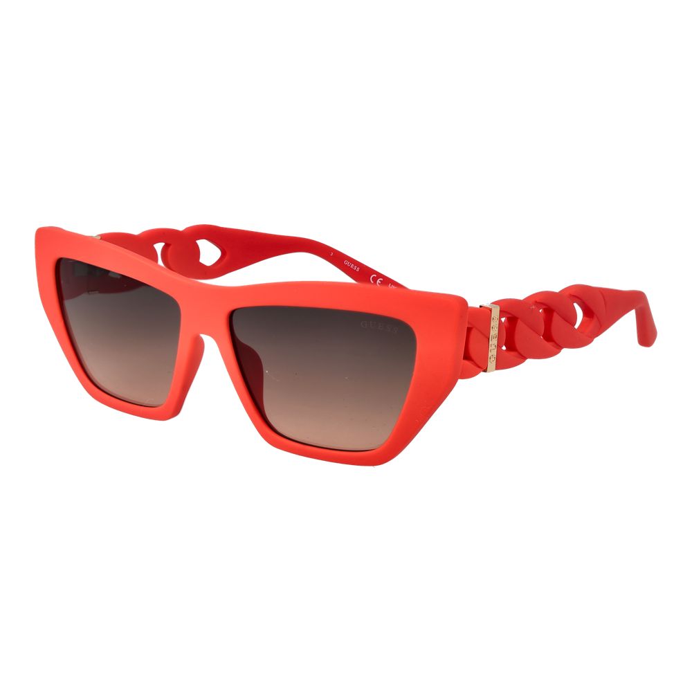 Дамски червени слънчеви очила Guess Women Red Sunglasses GU00111 73B Side View