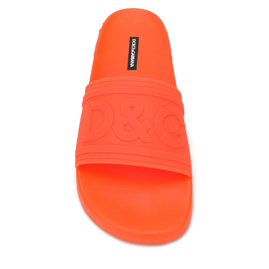 Мъжки оранжеви чехли Dolce & Gabbana Men Slippers