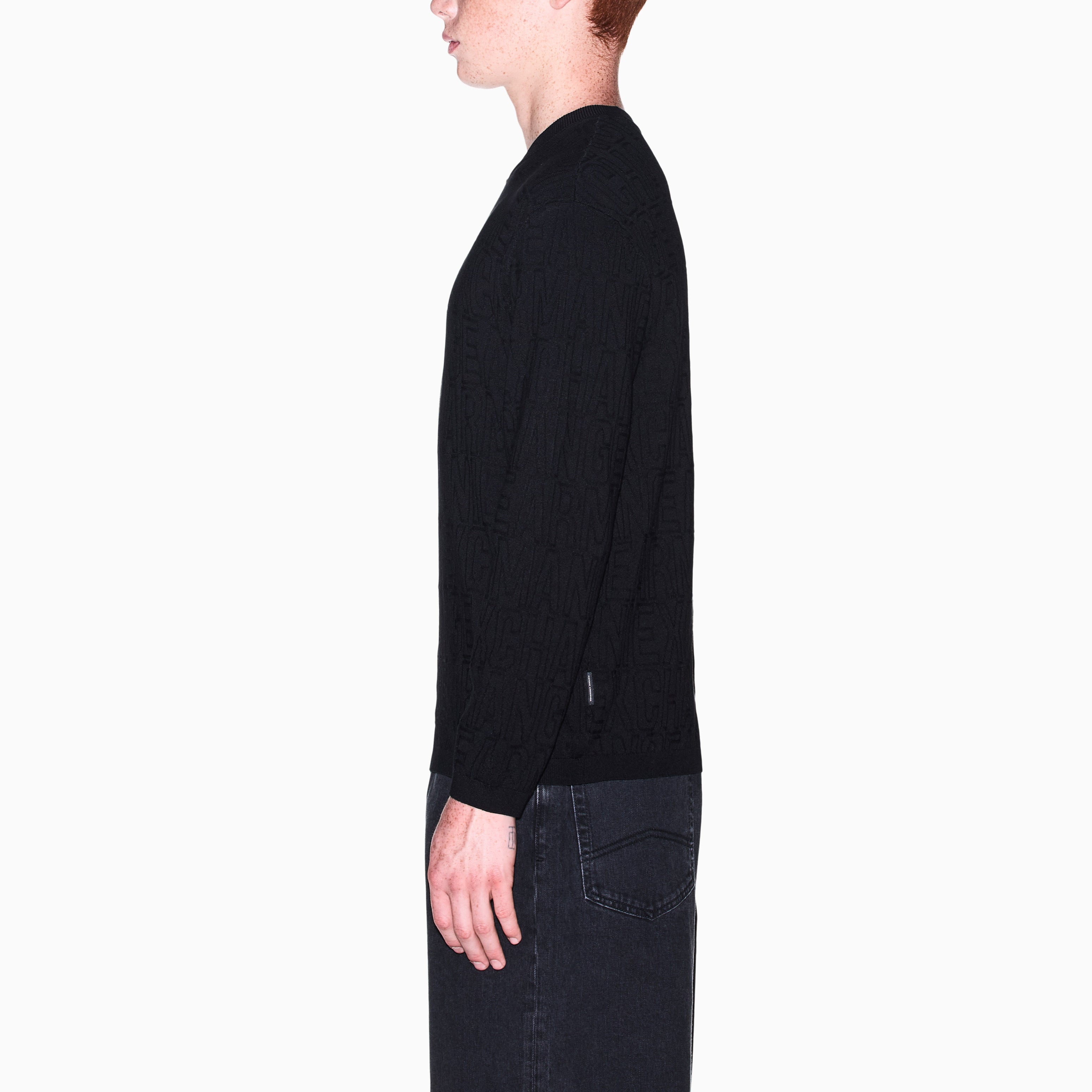 Мъжки пуловер Armani Exchange men’s knitwear XM002986 AF10454 UC001 Side view 
