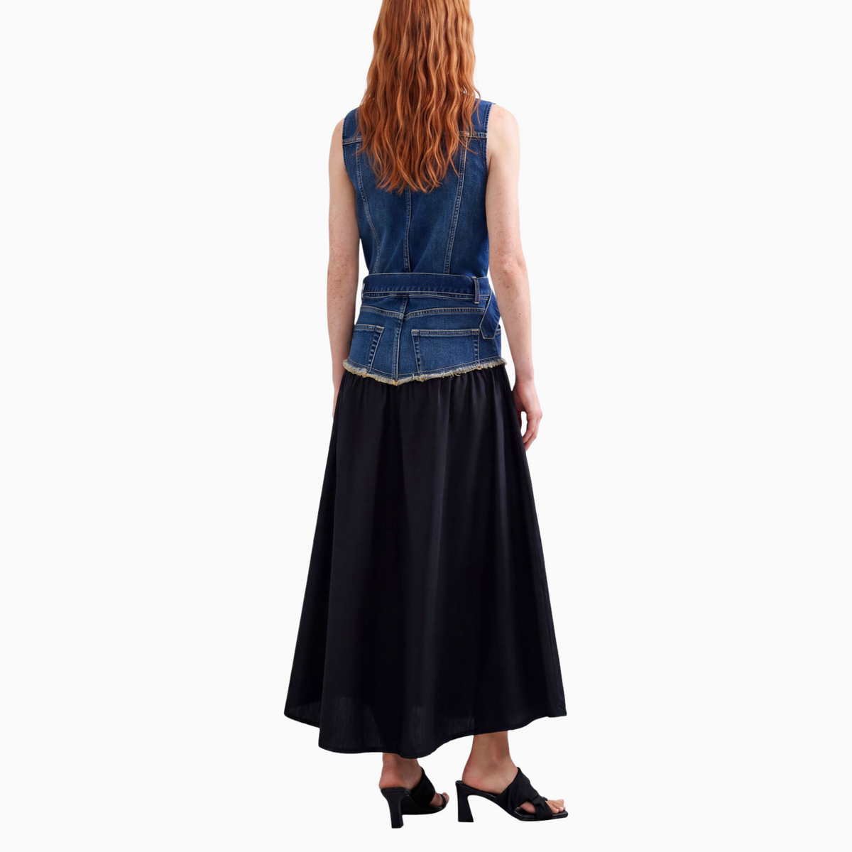 Дамска рокля Desigual Women Dress 26WWVD03 5053 Back View