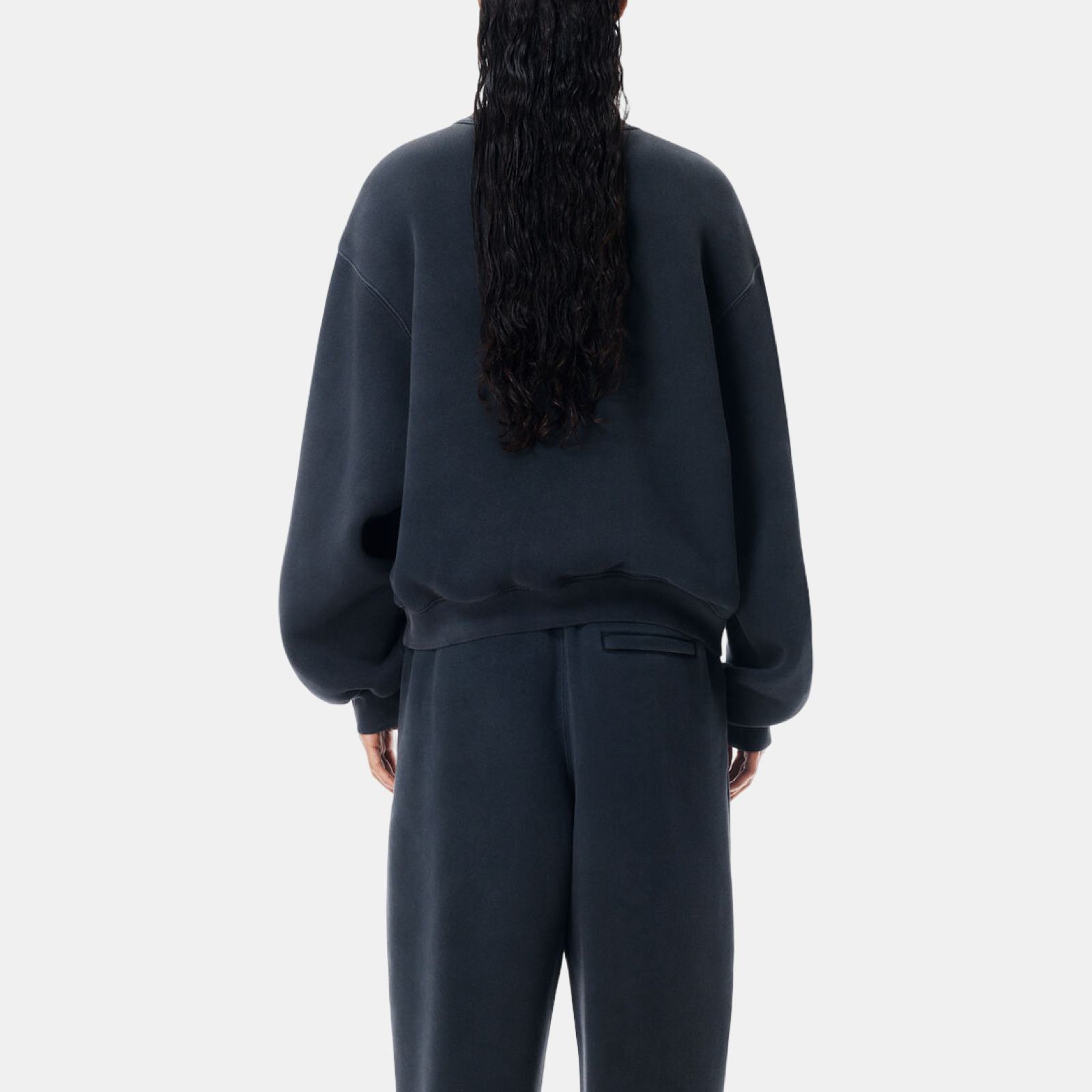 Alexander Wang Hotfix Logo Sweatshirt 4CC1261219011 Back View