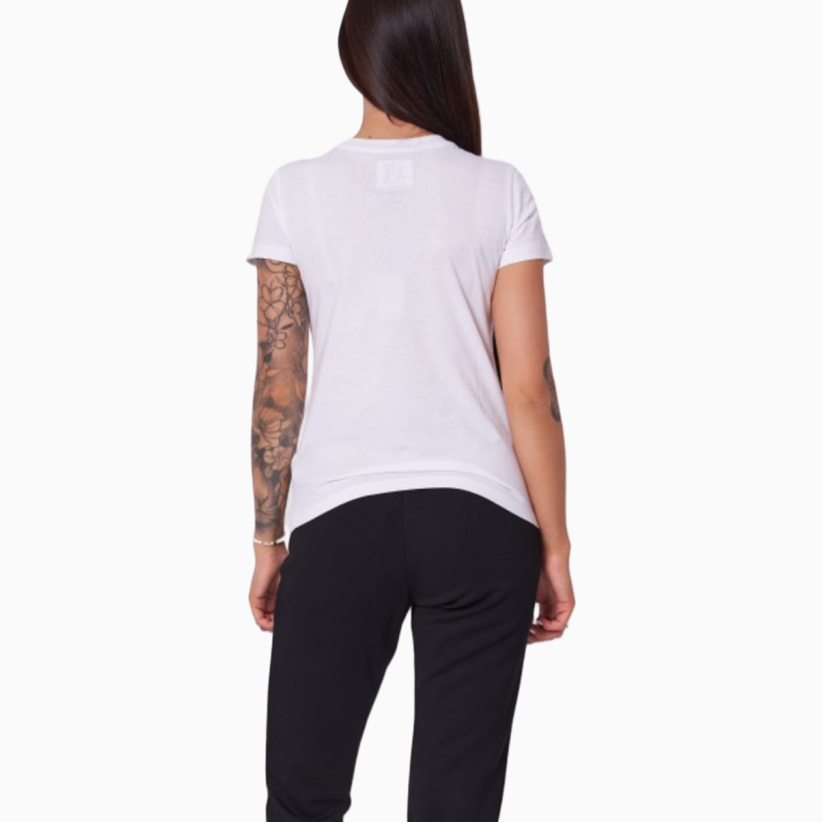 Дамска бяла тениска Armani Exchange Women T-shirt XW000831 AF10356 U0002 Back View