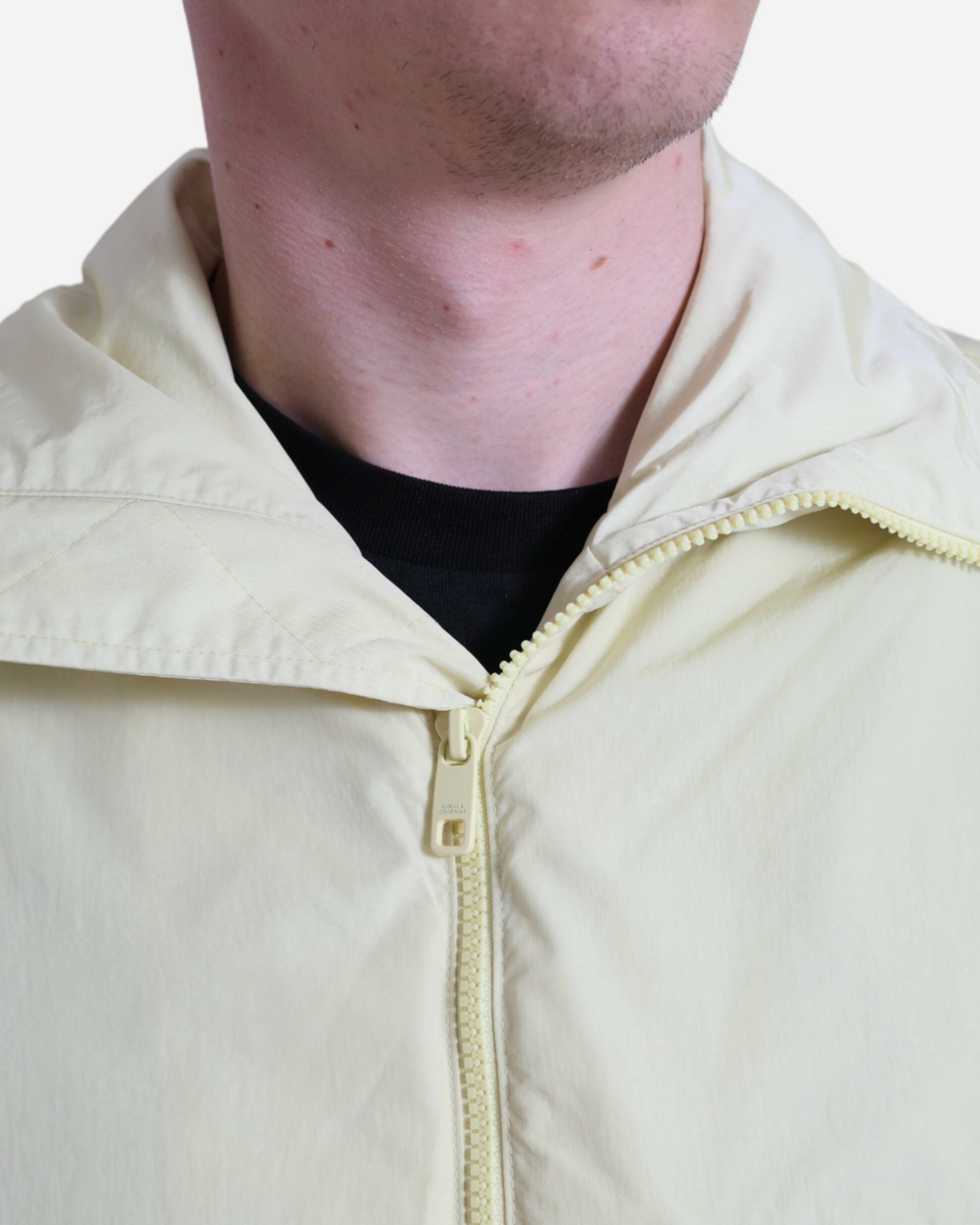 Мъжко жълто яке уиндстопер DOLCE & GABBANA Men’s Luxury Yellow Windstopper Jacket