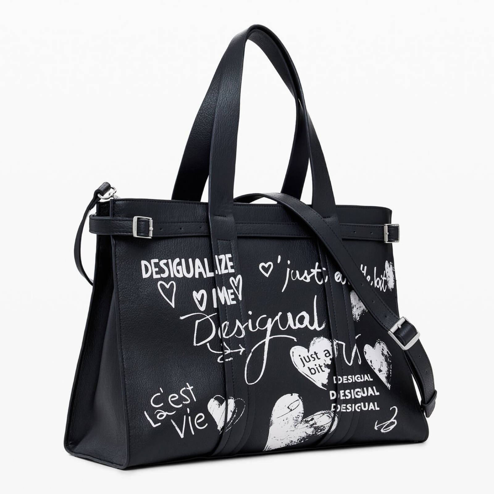 Дамска шопър чанта Desigual Shopper Bag 25WAXPA5 Side View
