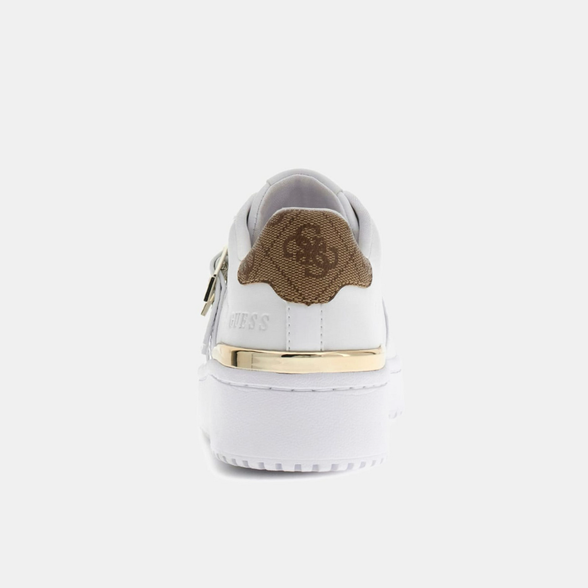 Дамски кецове Guess Women Sneakers FLFMAGELE12 WHITE Heel View