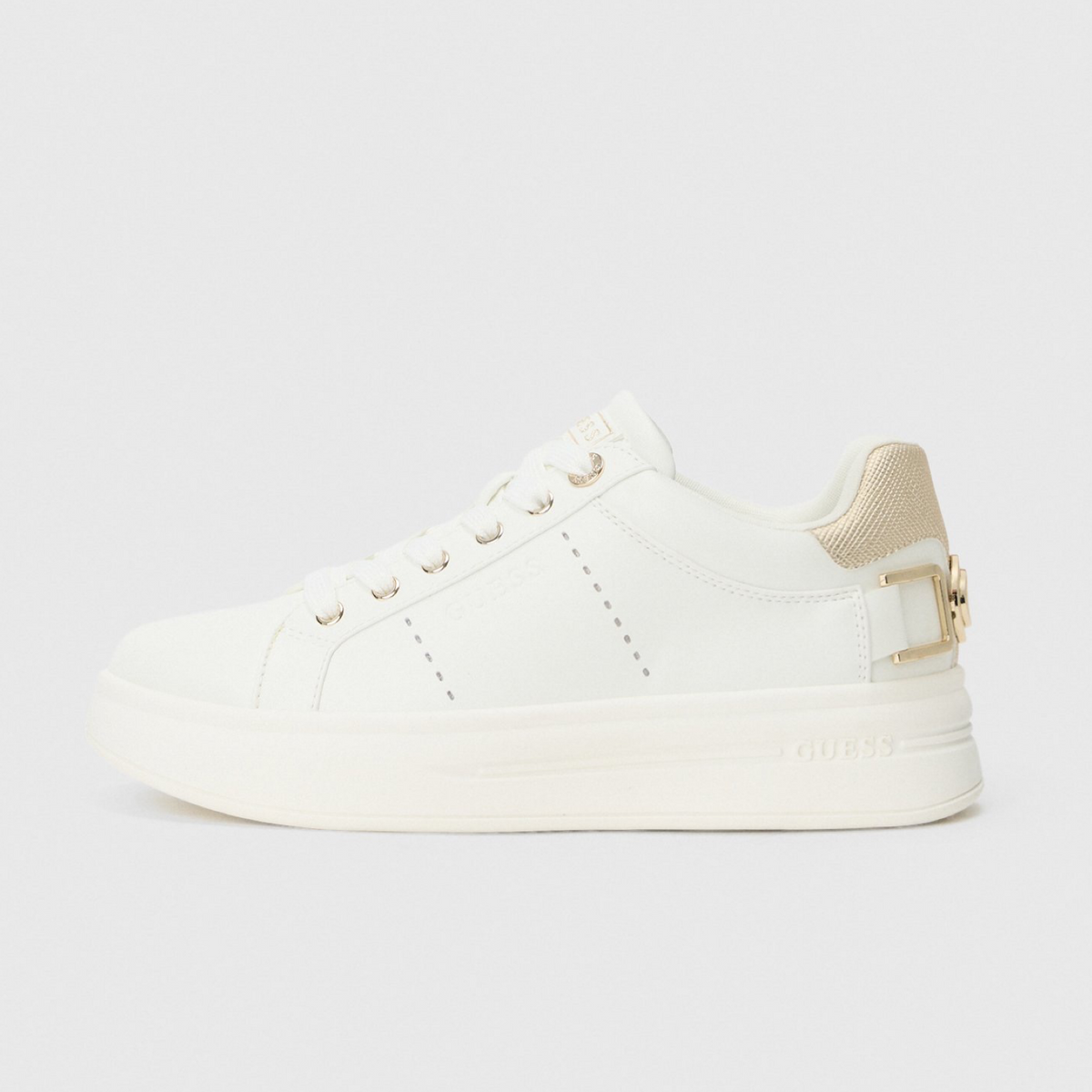 Дамски кецове Guess Wesli Women Sneakers FLPWES ELE12 WHIGO Lateral View