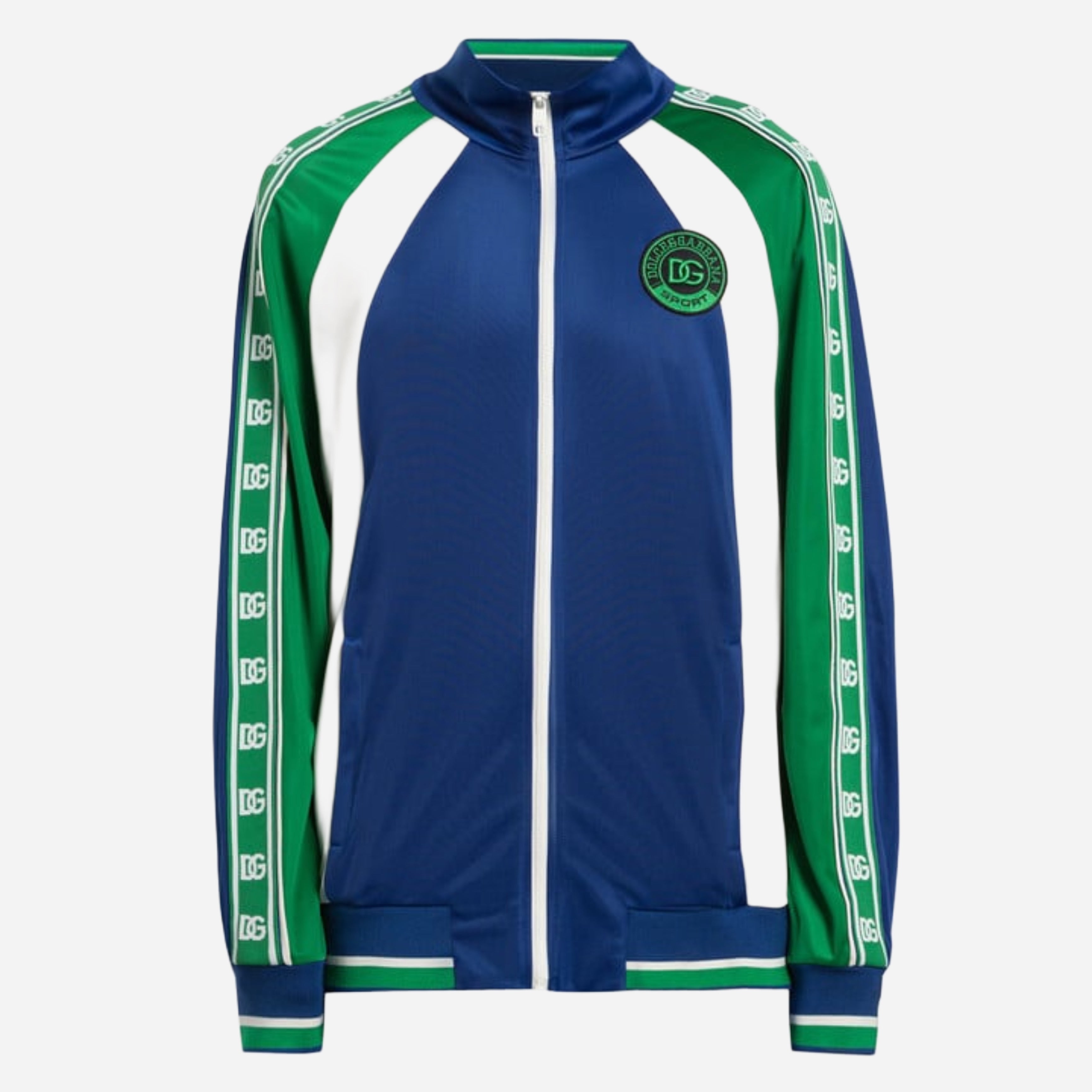 Мъжки луксозен суичър DOLCE & GABBANA Men’s Luxury Blue Green Polyester Sweatshirt