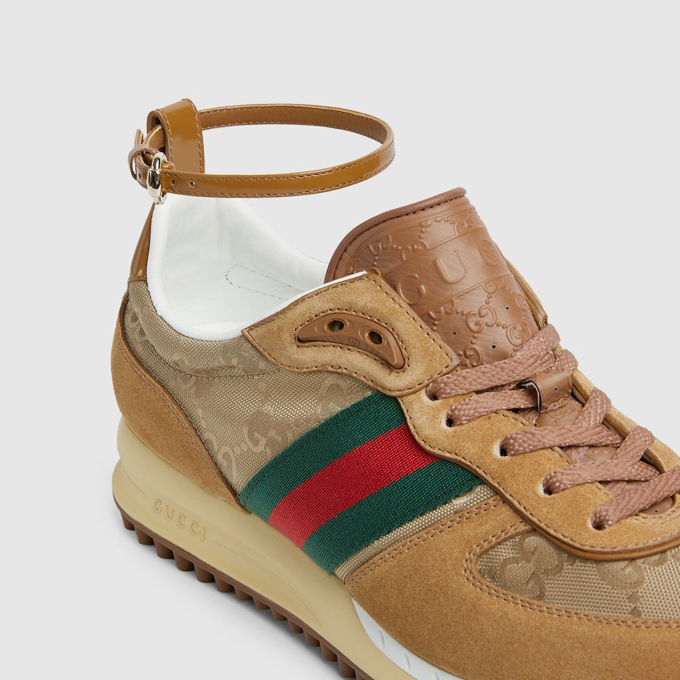 Дамски луксозни маратонки Women’s sneakers Gucci Re-Motion
840291AAEZM9559 logo view