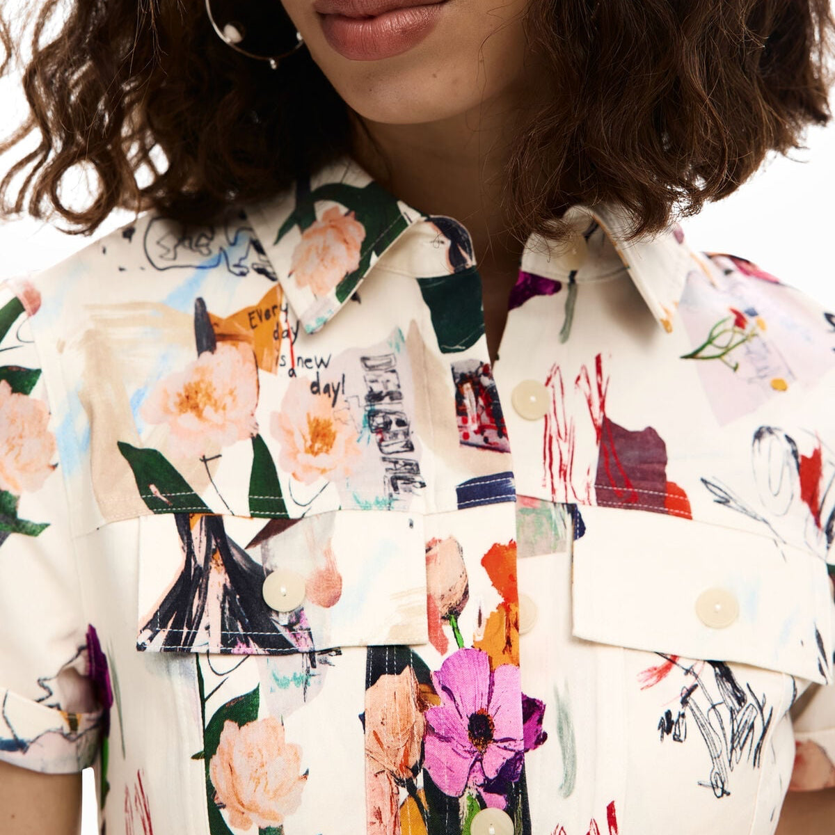 Дамска рокля Desigual women’s dress 26SWVW48 1008 Close-up 