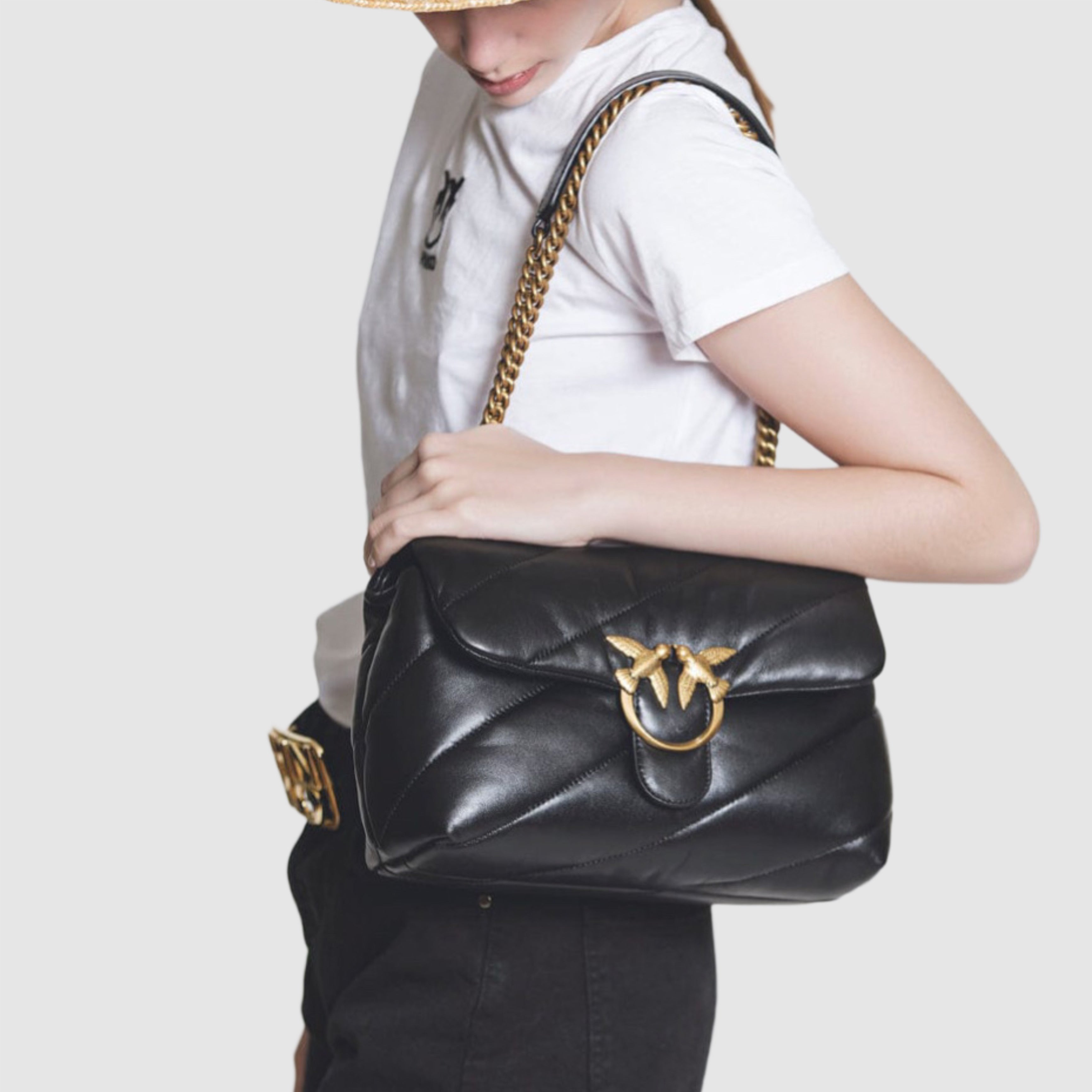 Дамска чанта Pinko women’s shoulder bag 100038 A0F2 Z99Q Model view 
