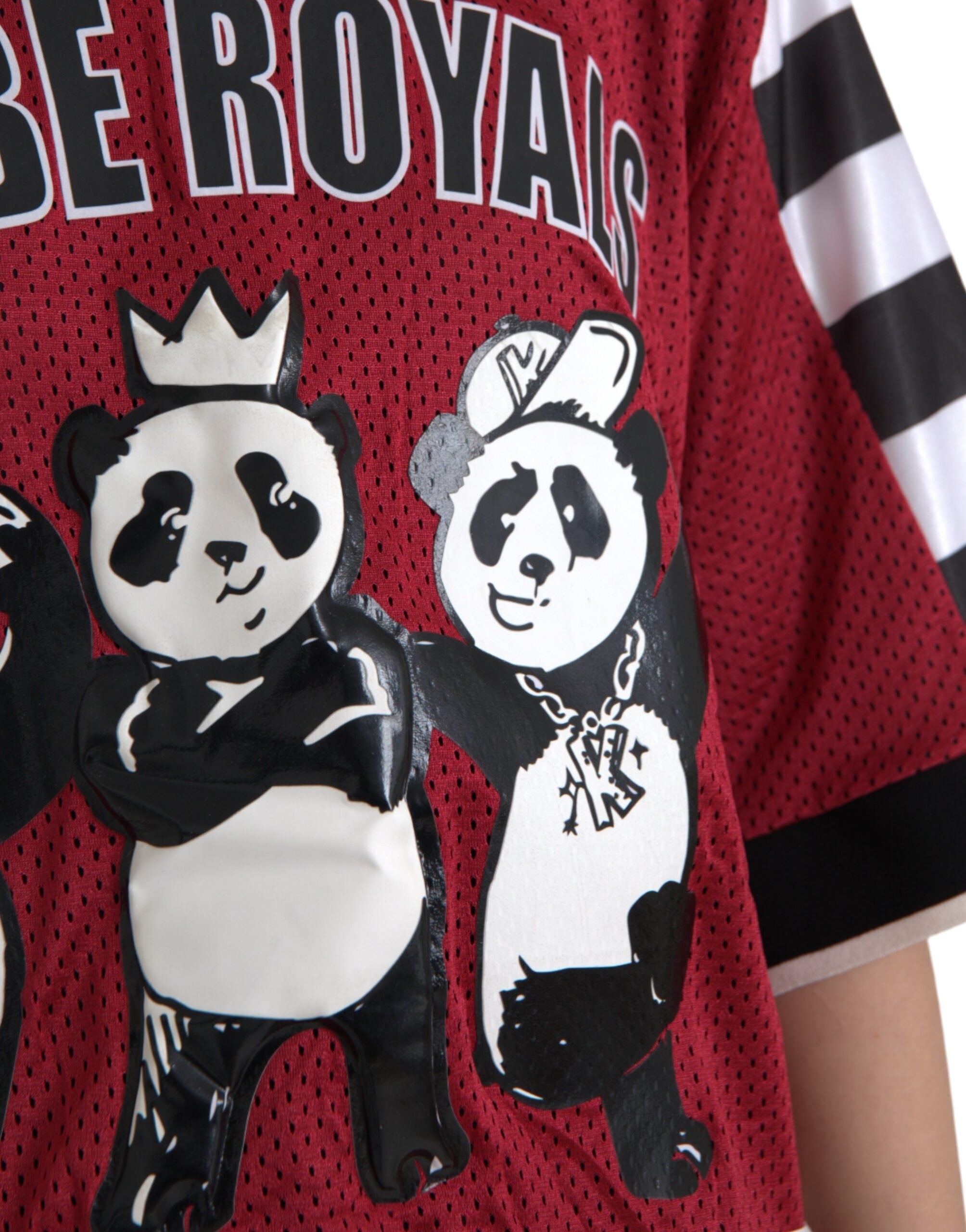 Дамска бойфренд тениска DOLCE & GABBANA Women’s Royals Panda Oversized T-shirt