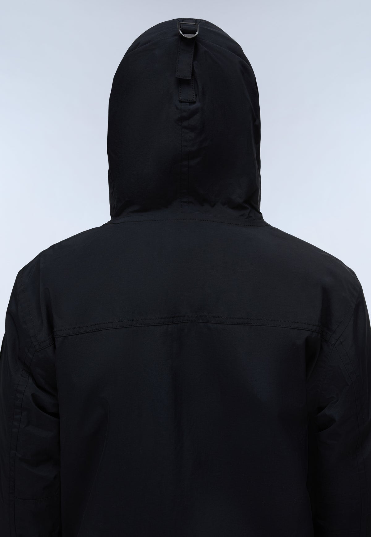 Men’s pocket anorak jacket Napapijri Rainforest
NP0A4GMD Black back view 1