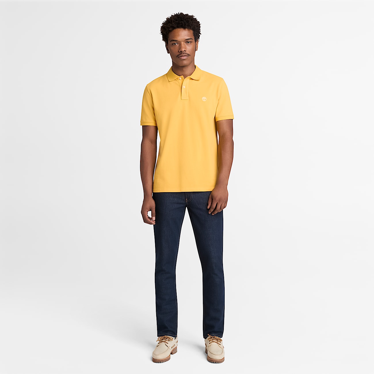 Мъжка поло тениска Men’s polo shirt Timberland
TB0A6VDP 714 Yellow head to toe view