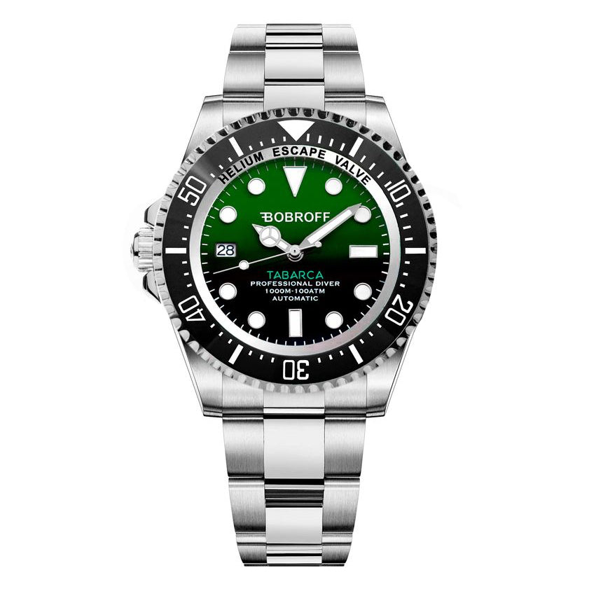 Мъжки професионален водолазен часовник Men’s professional diver watch Bobroff Tabarca
BF0002I front view