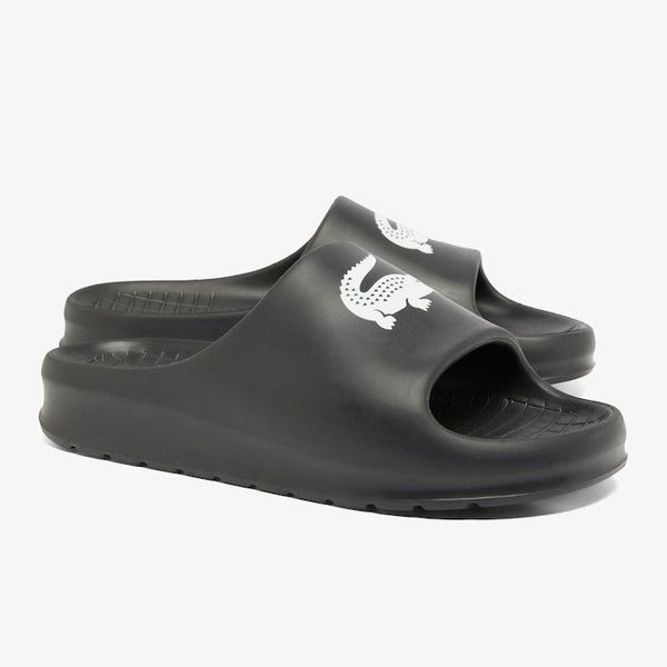 Мъжки чехли Men’s slippers Lacoste Serve Slide 2.0 48CMA0010-312 Black / White