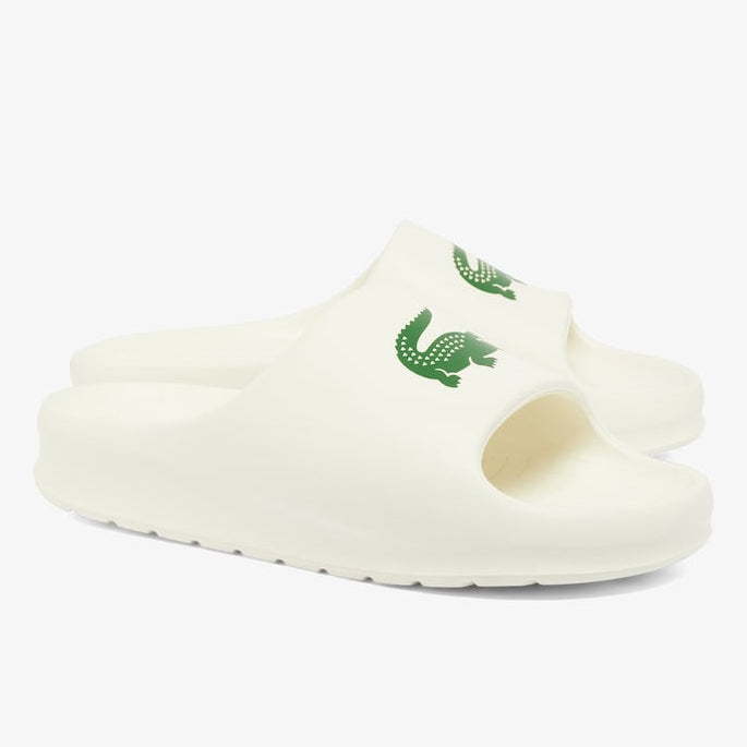 Мъжки чехли Men’s slippers Lacoste Serve Slide 2.0 48CMA0022-1Y5 Off White / Dark Green