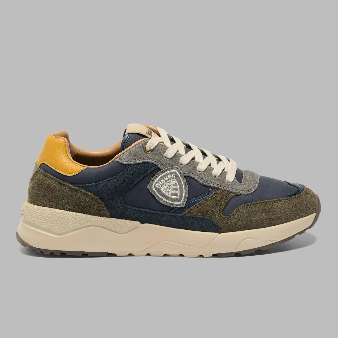 Мъжки кецове Men’s sneakers Blauer
F6OZARK01NUS Navy / Military Green / Beige / Yellow lateral view