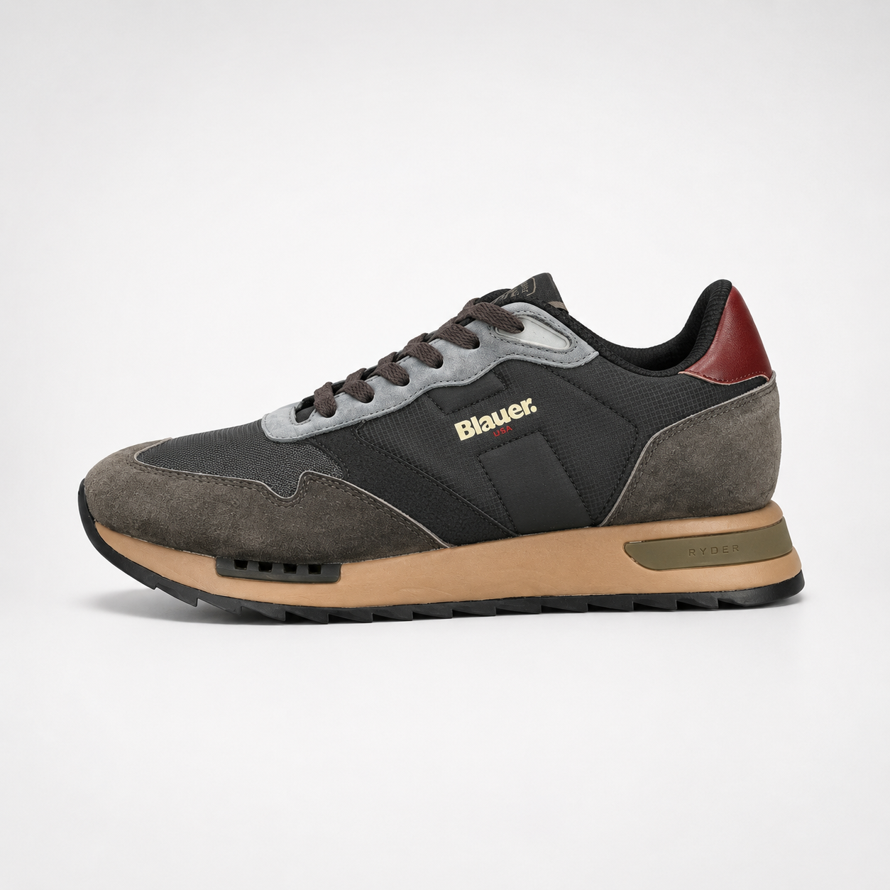 Мъжки маратонки Men’s sneakers Blauer
F6RYDER01NYN Black / Gray / Brown lateral view