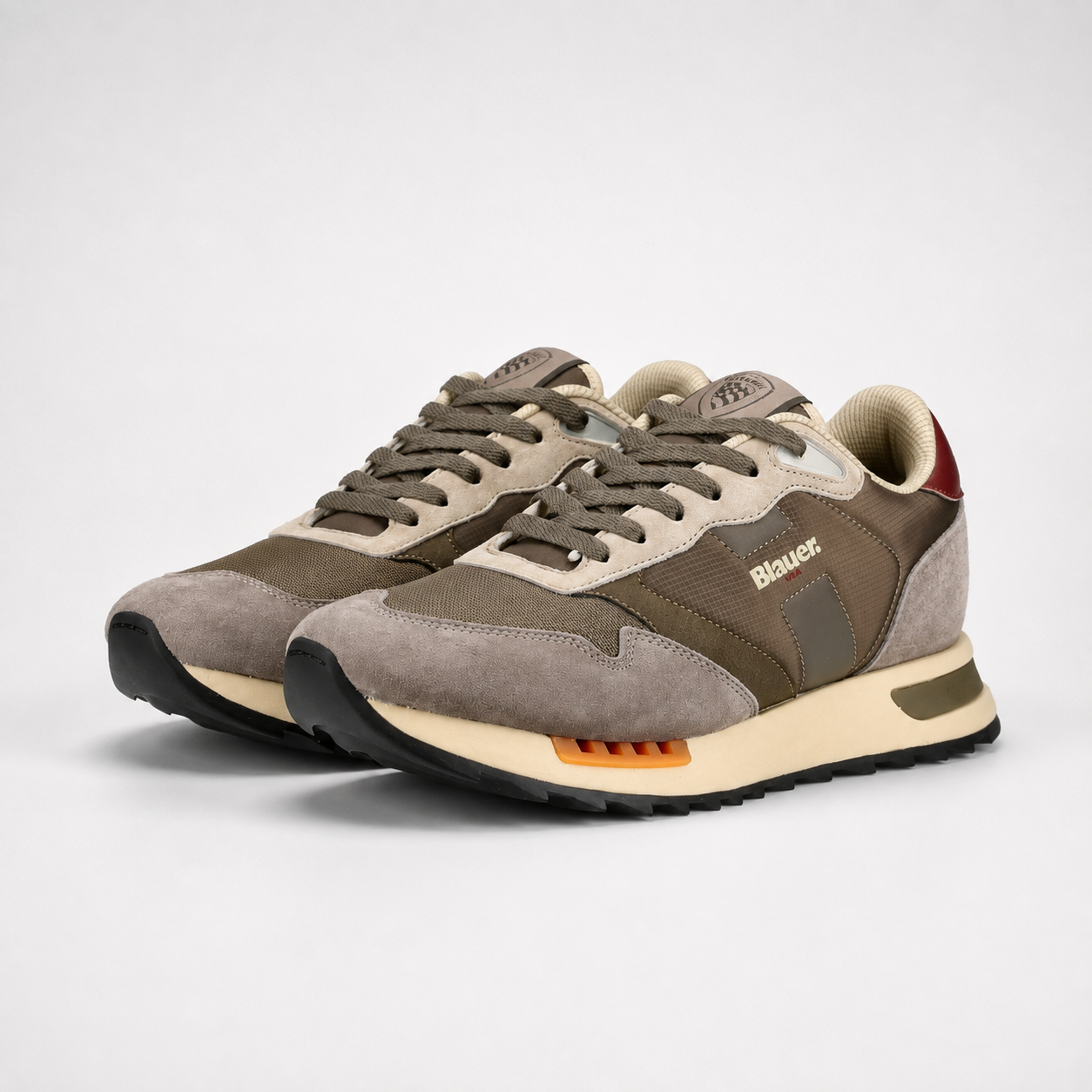 Мъжки маратонки Men’s sneakers Blauer F6RYDER01NYN Military Green / Taupe