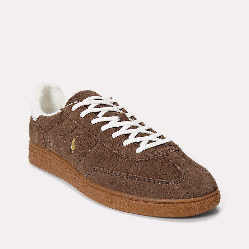 Мъжки кецове Men’s sneakers Ralph Lauren Bedford Suede Trainer 809P09752001 Brown front view