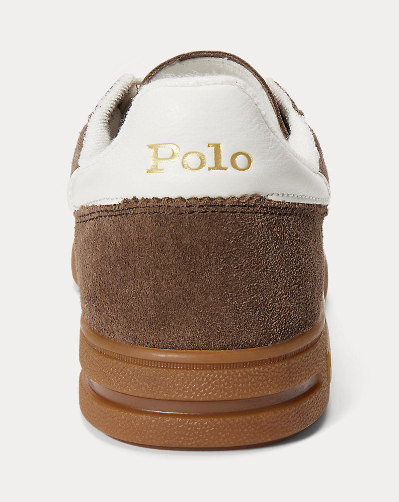 Мъжки кецове Men’s sneakers Ralph Lauren Bedford Suede Trainer 809P09752001 Brown heel view