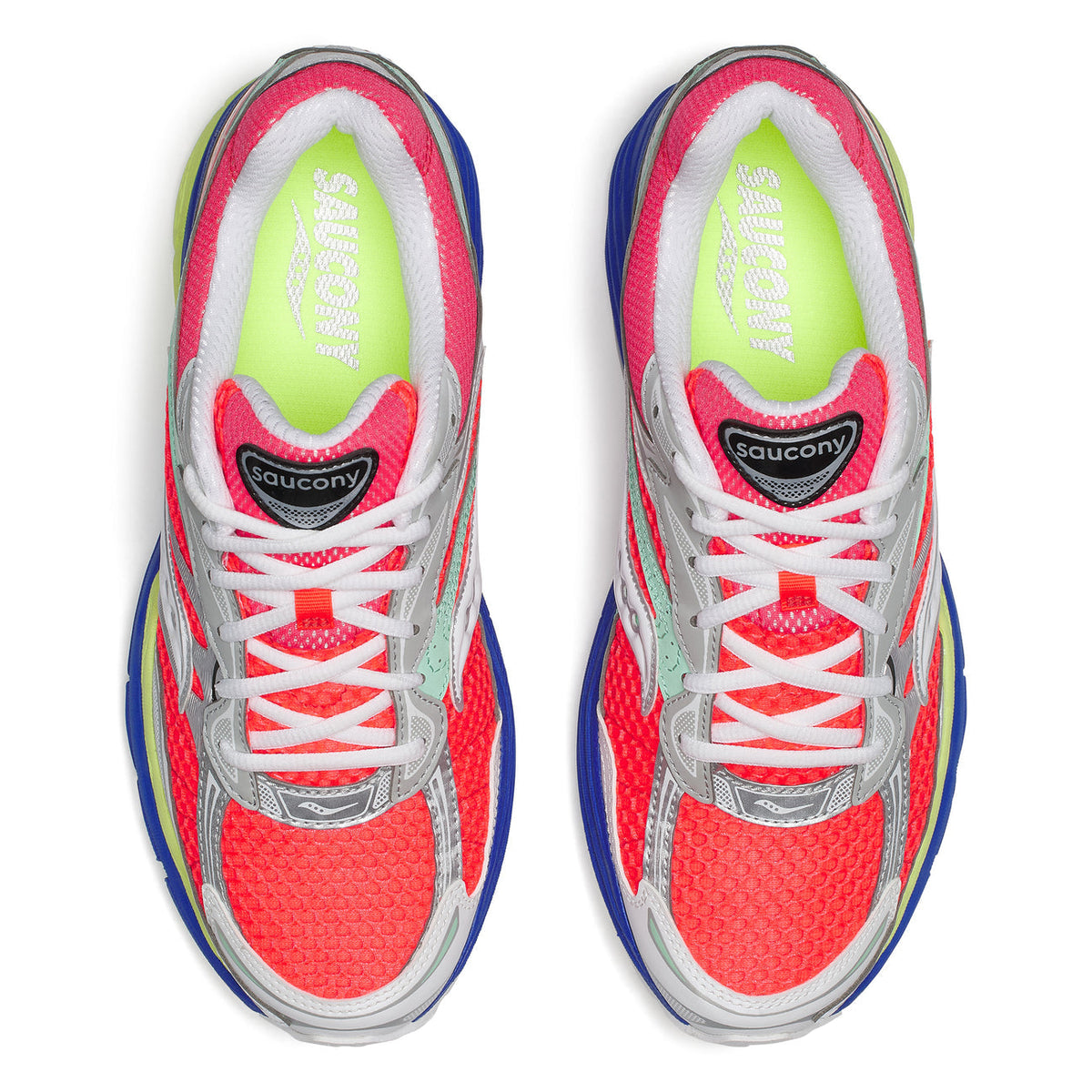 Мъжки маратонки Men’s sneakers Saucony ProGrid Omni 9 S101245-1090 Vizi Red / Multi top view