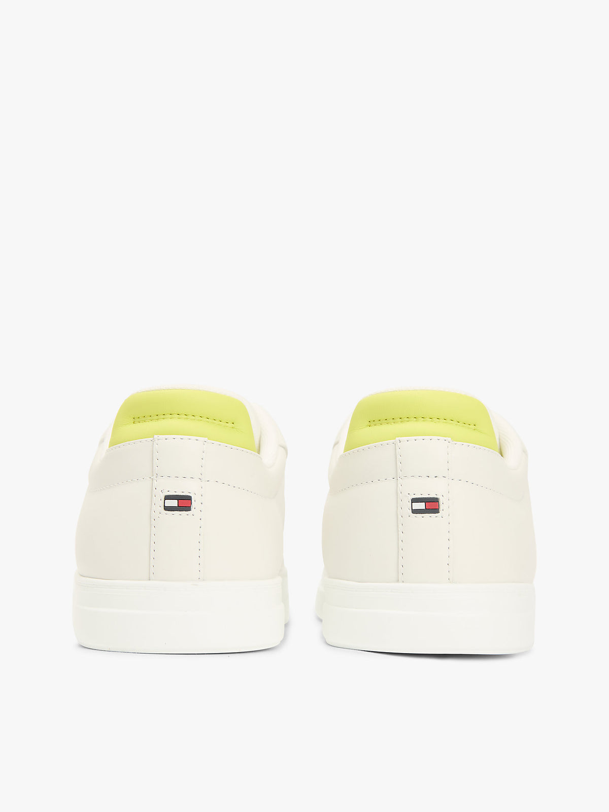 Мъжки кецове Tommy Hilfiger Icon Court FM0FM05678 LSK (бяло) Изглед отзад