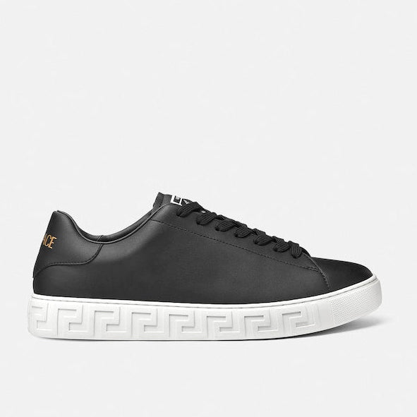 Мъжки кецове Men’s sneakers Versace Greca Nylon 1014460-1A09608-1B000 Black lateral view