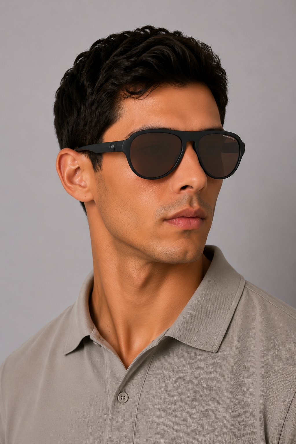Мъжки слънчеви очила Men’s sunglasses ARMANI EXCHANGE AX4126SU80787 Black lifestyle view