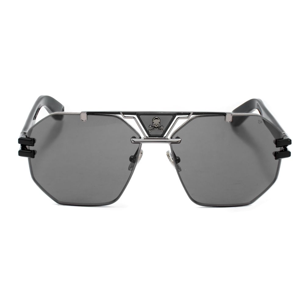 Мъжки слънчеви очила Men’s sunglasses PHILIPP PLEIN SPP077V630K59 Black front view