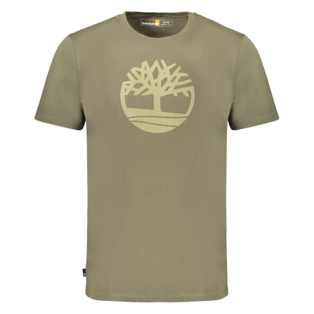 Мъжка тениска Men's t-shirt Timberland TB0A2C2RA58 Military Green front view