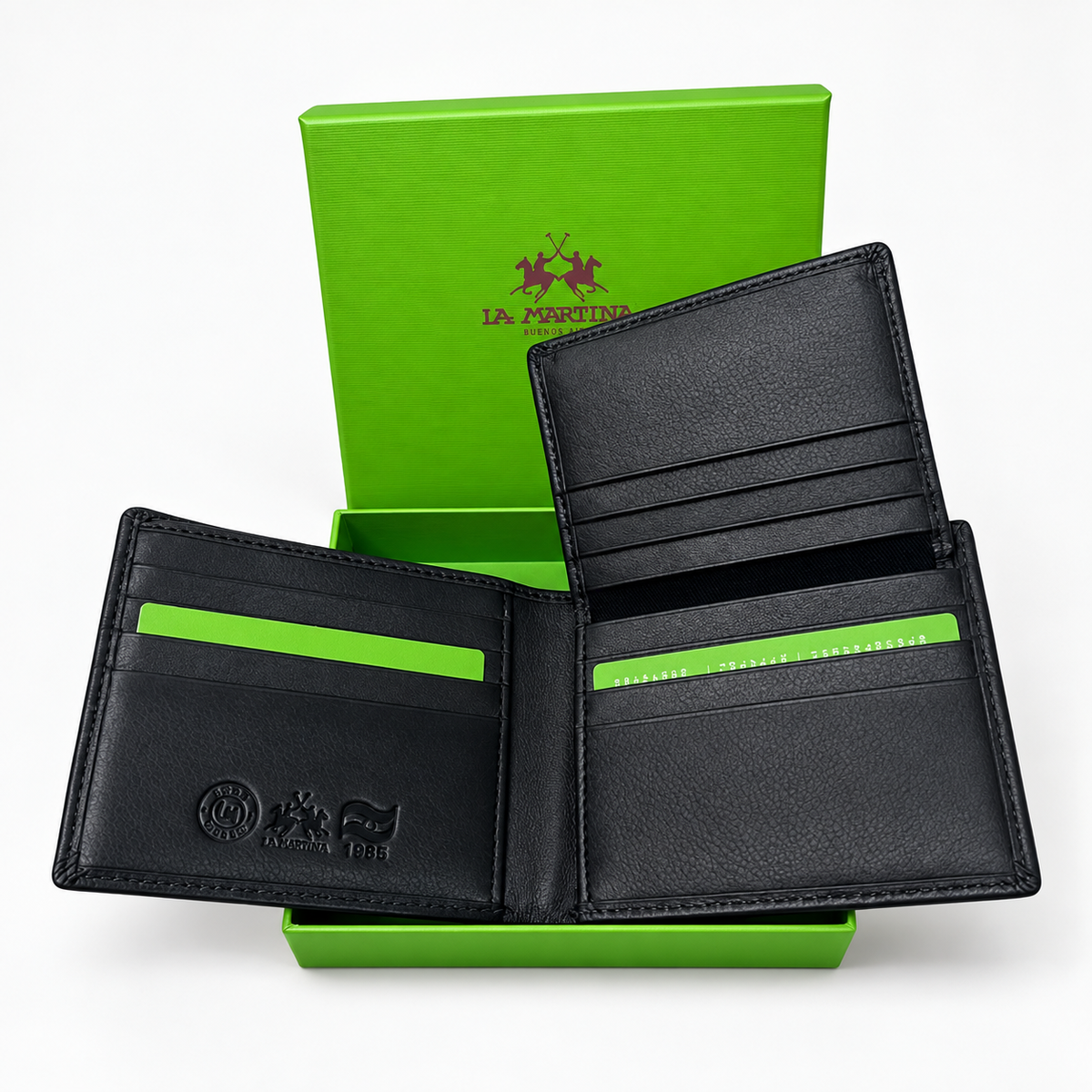 Мъжки портфейли Men's wallet La Martina
LMPU00764M Black inside view