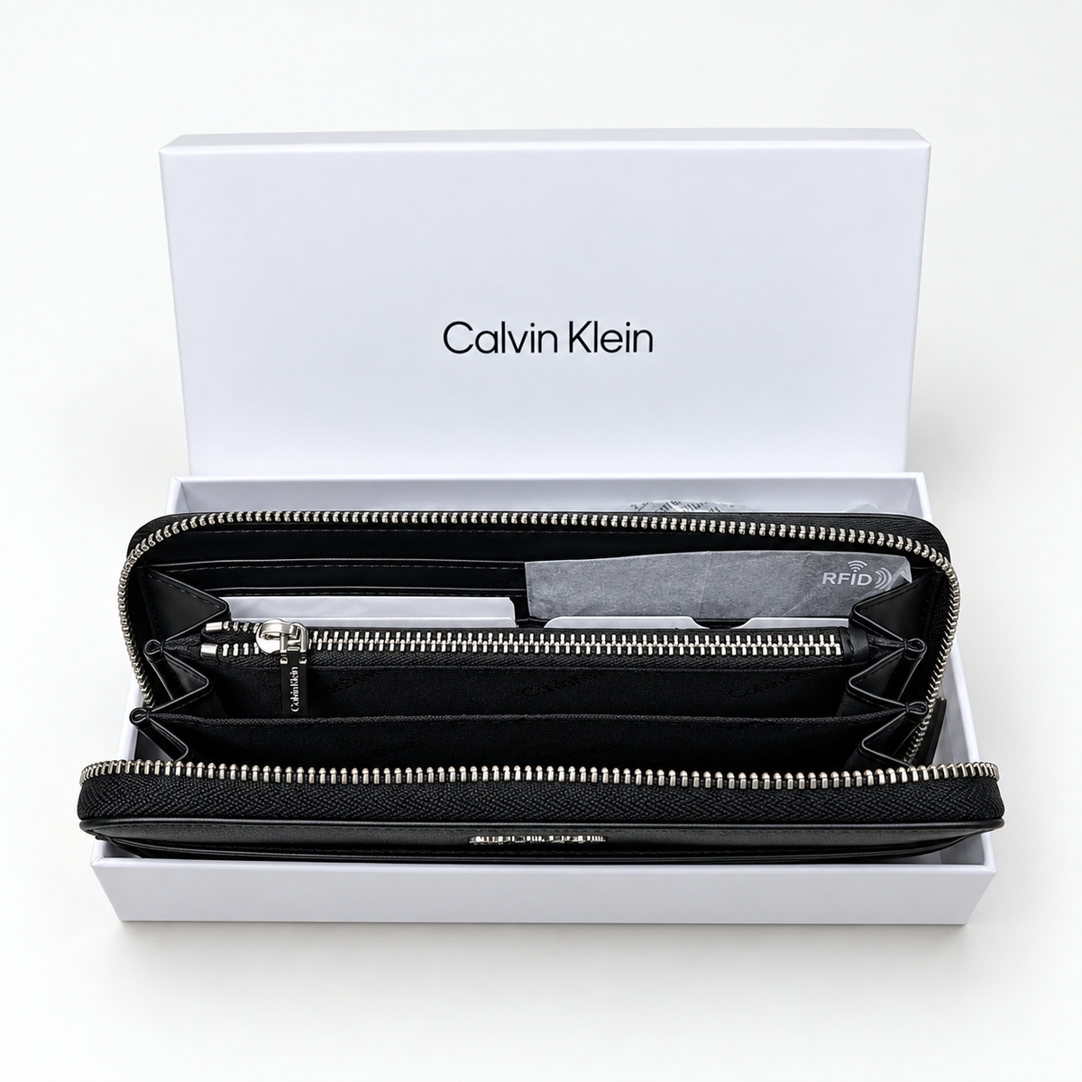 Клъч портфейл Unisex clutch wallet Calvin Klein
K60K610949 BAX Black inside view