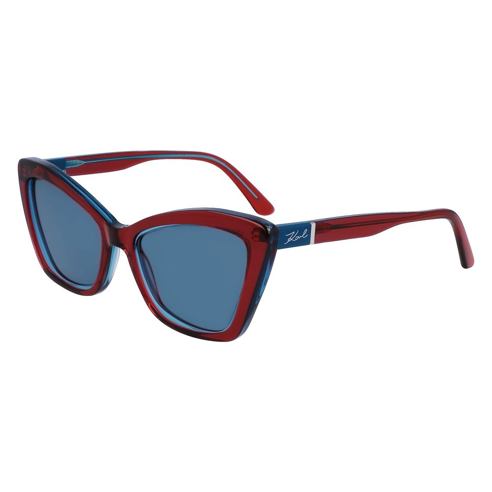 Слънчеви очила Unisex sunglasses KARL LAGERFELD KL6105S604 Red angled view
